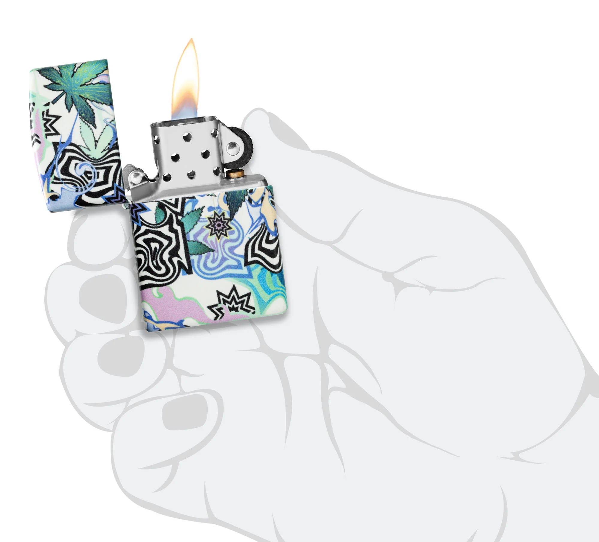 Abstract Cannabis Design - Image 6