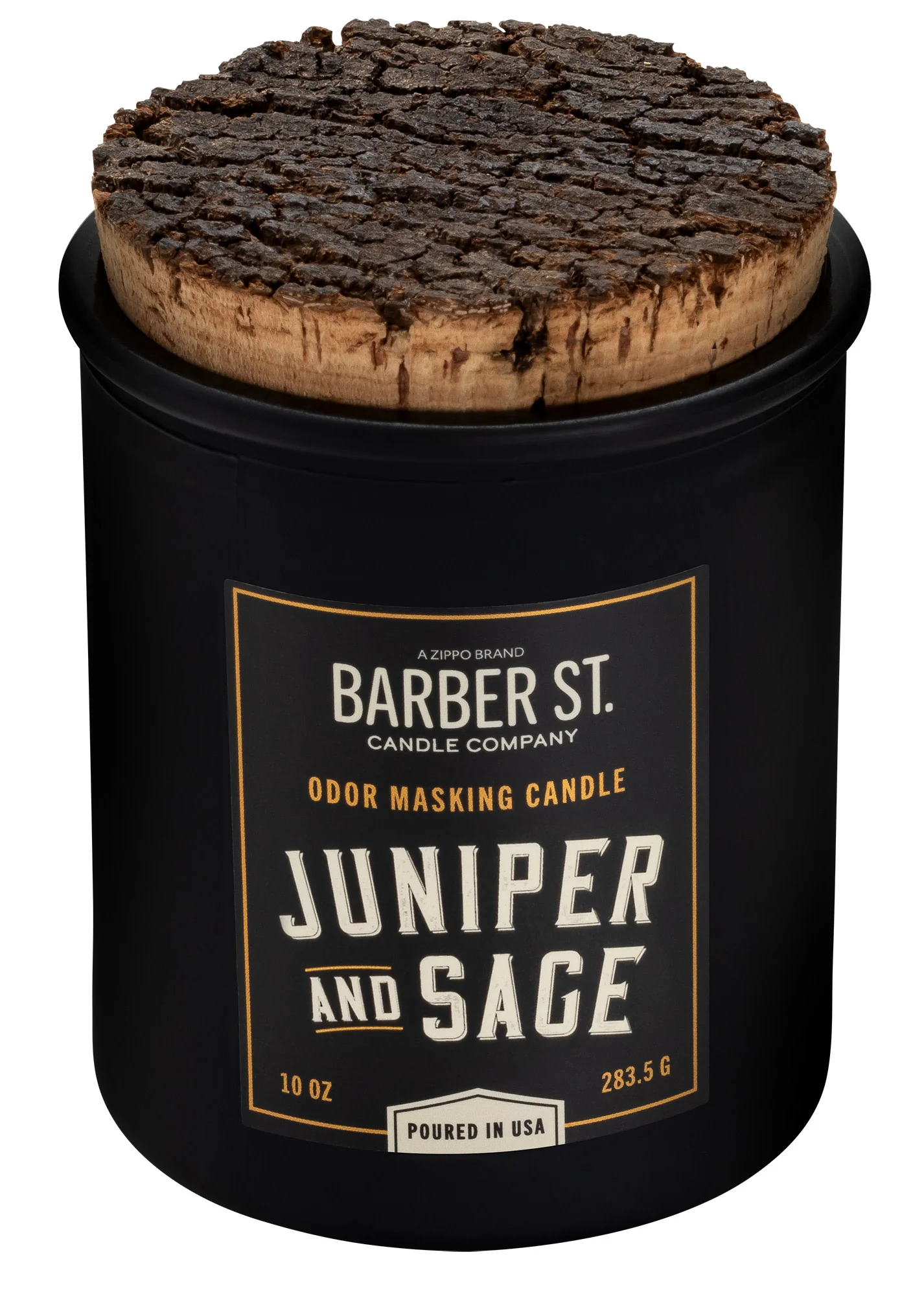 Barber Street Odor Masking Candle - Wooden Wick - Image 6