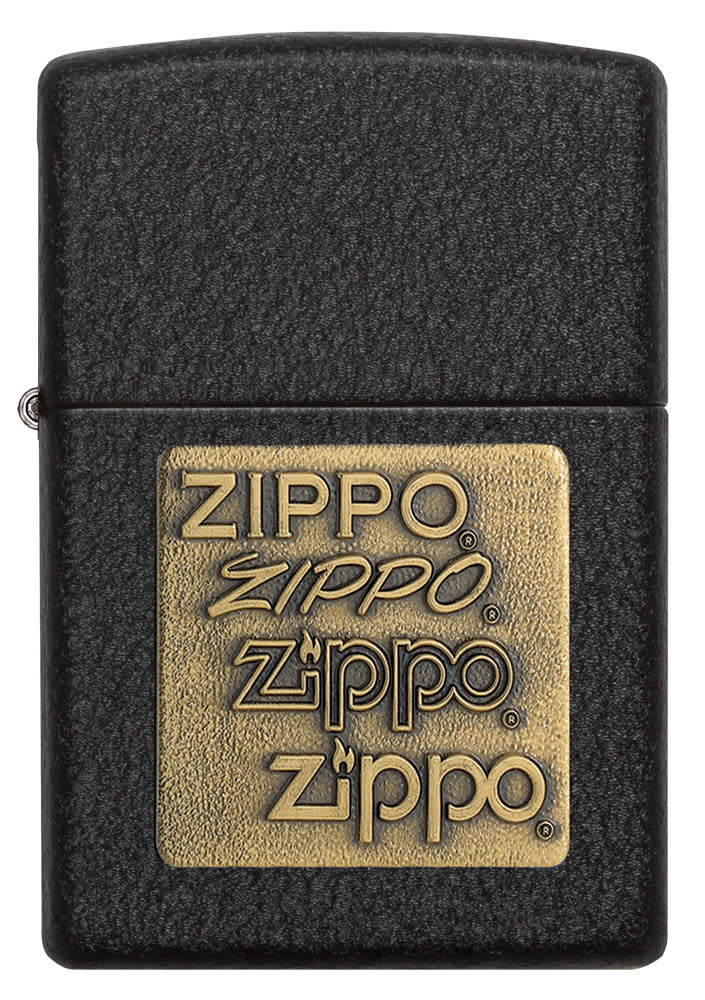 Black Crackle® Gold Zippo Logo - Image 6