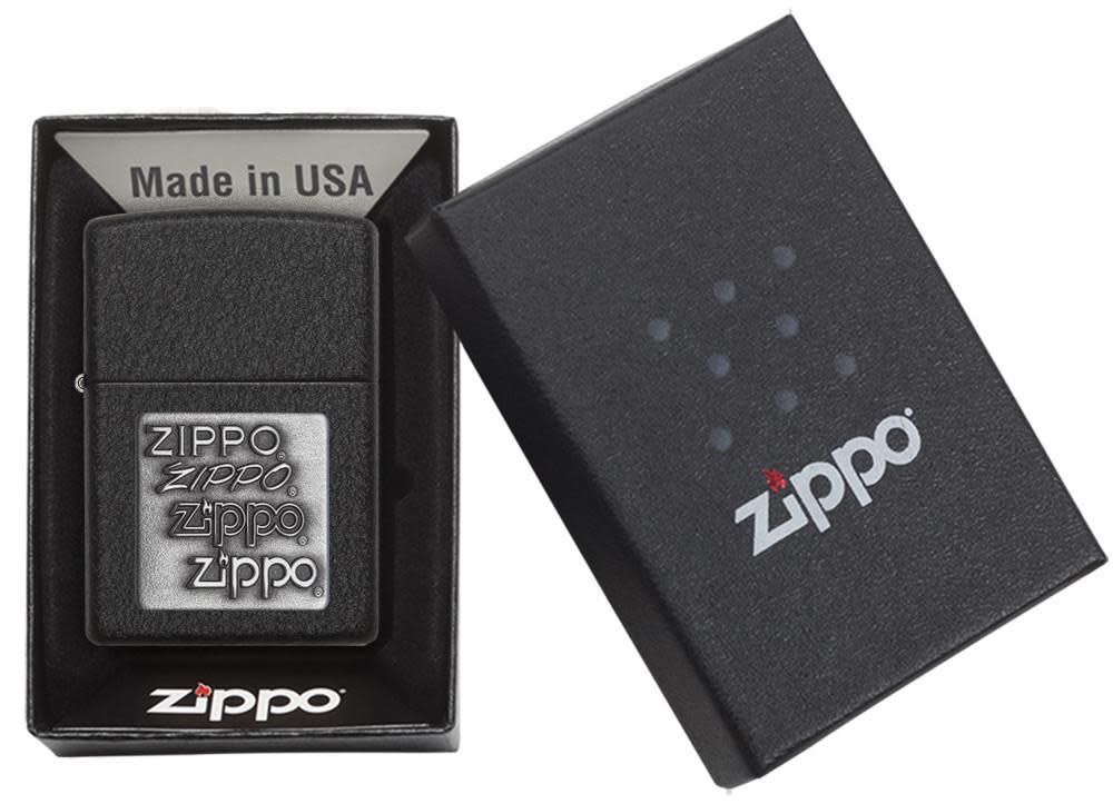 Black Crackle® Silver Zippo Logo - Image 4
