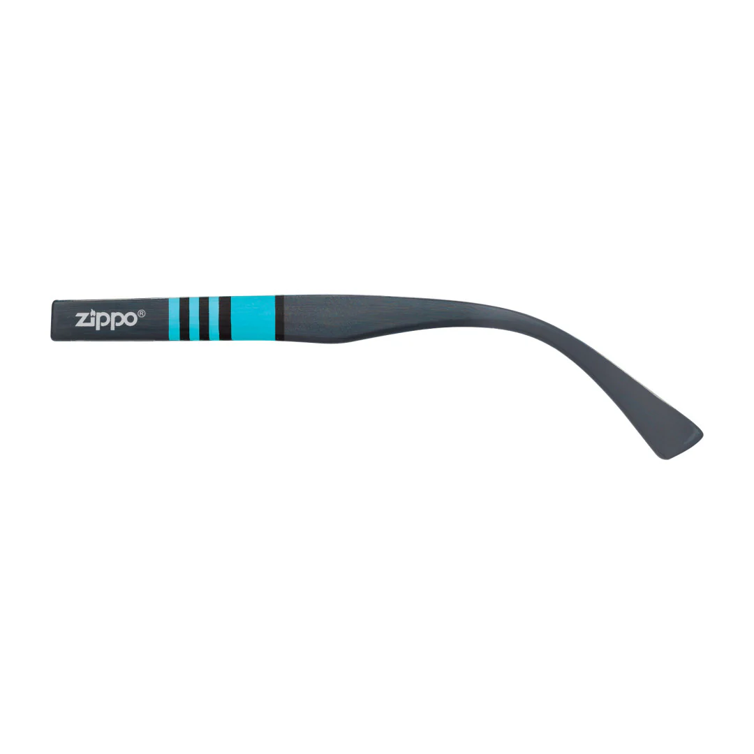 Striped Temple Reading Glasses - Blue - Image 2