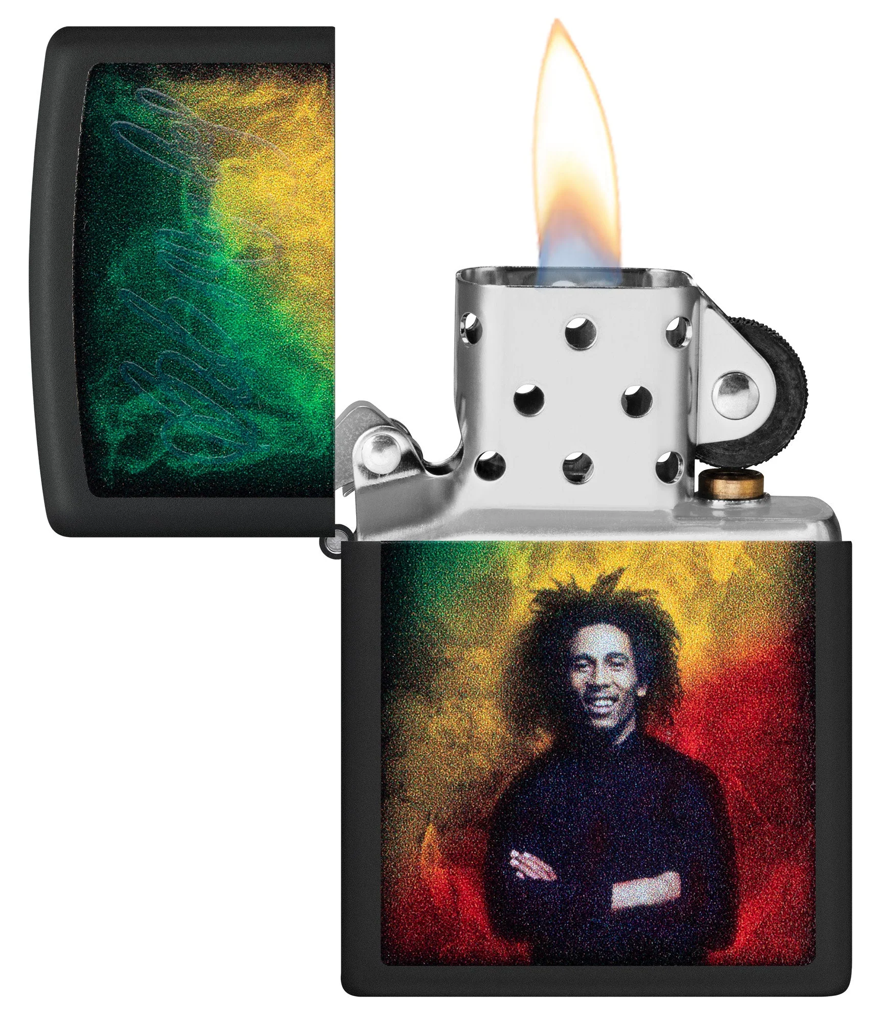 Bob Marley Black Light Signature Design - Image 3