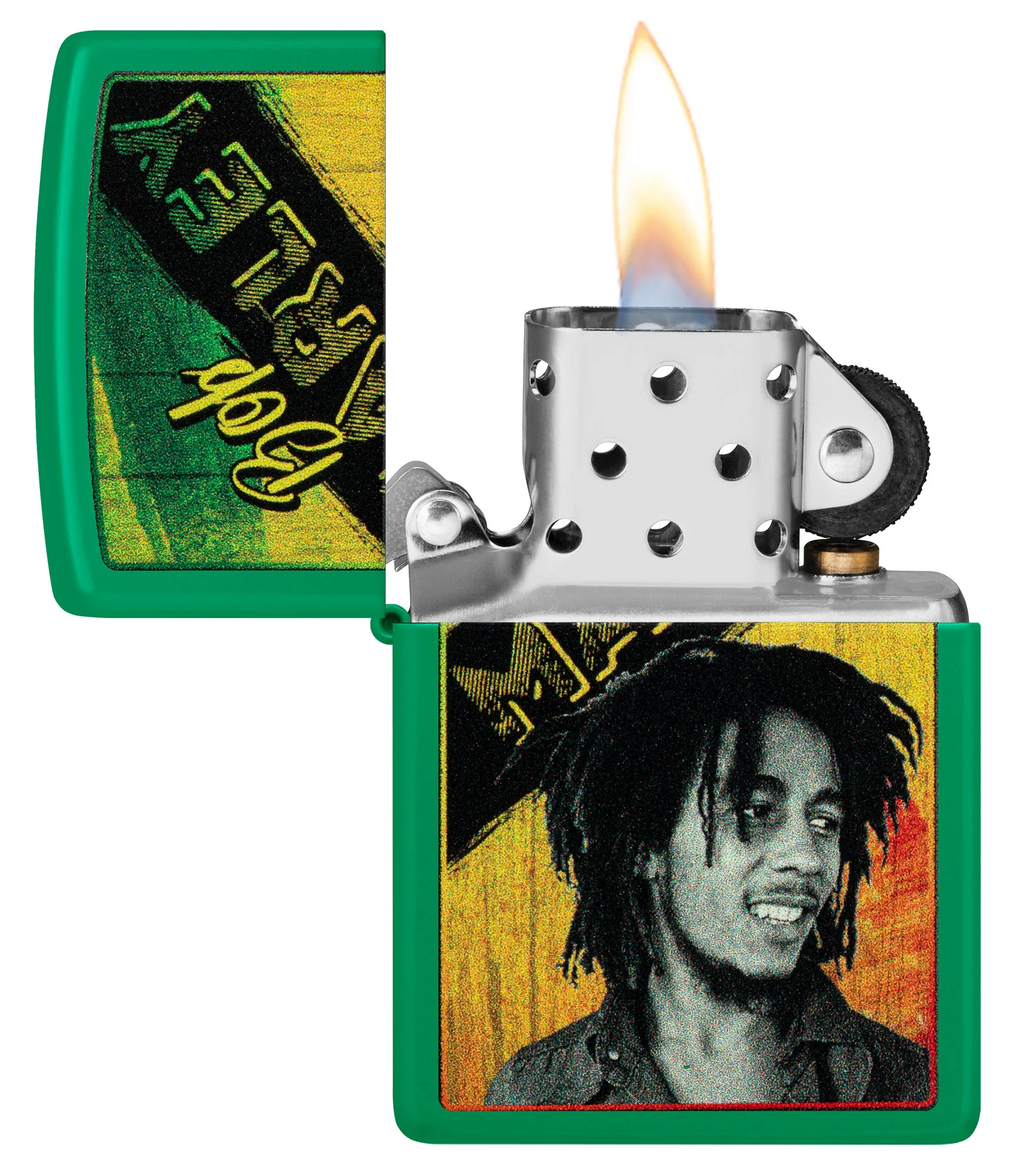 Bob Marley Grass Green Design - Image 3