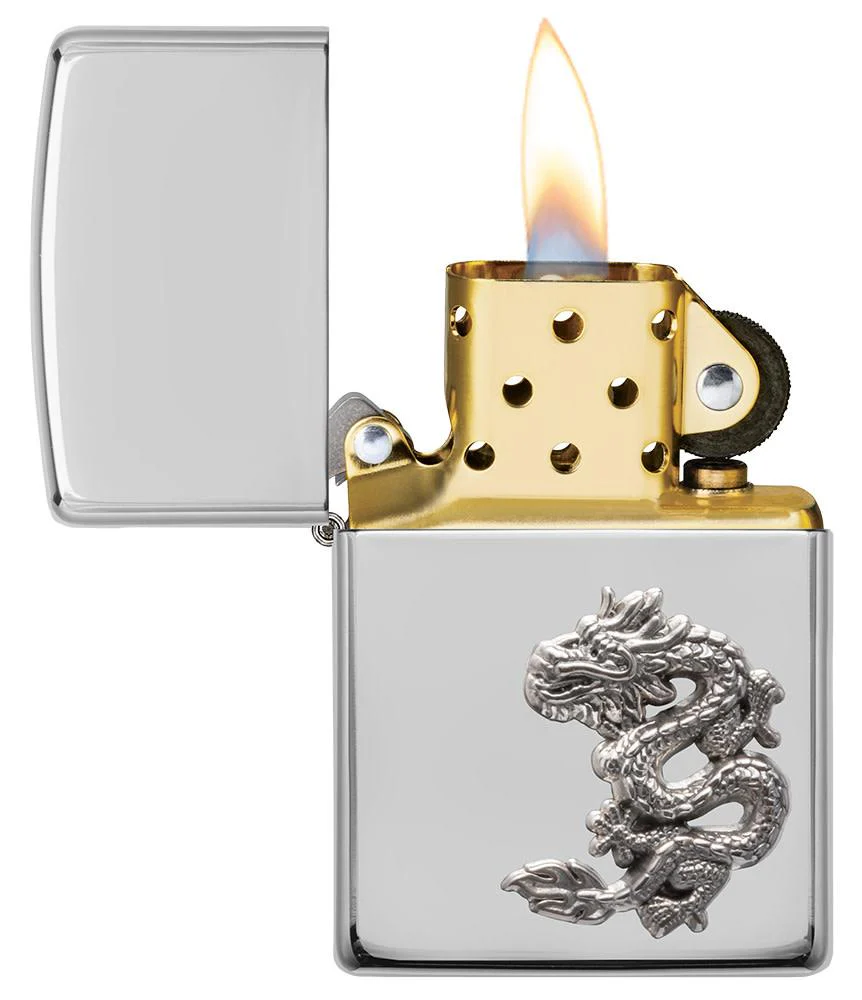 Chinese Dragon Sterling Silver Emblem - Image 3
