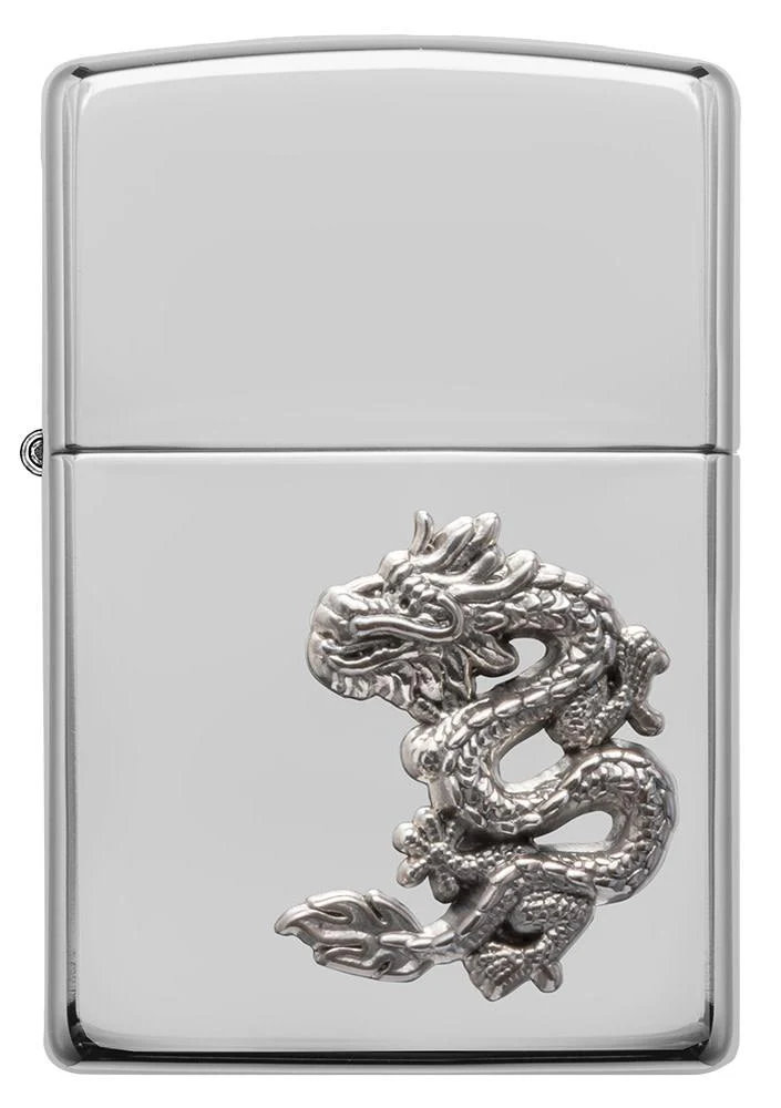 Chinese Dragon Sterling Silver Emblem - Image 7