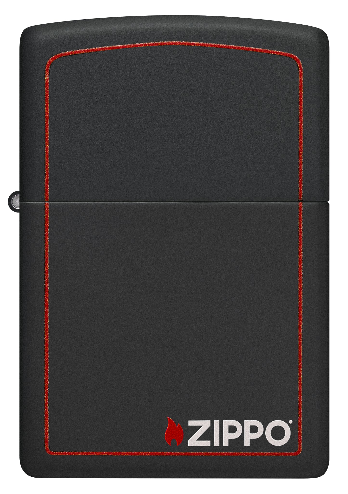 Classic Black and Red Zippo - Image 2