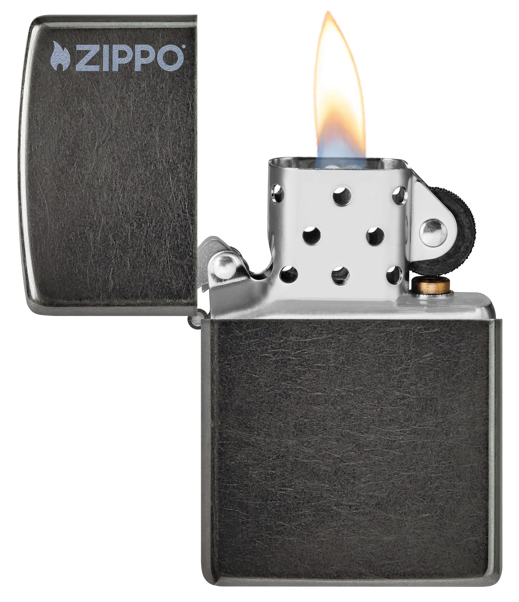 Classic Grey Zippo Logo - Image 4