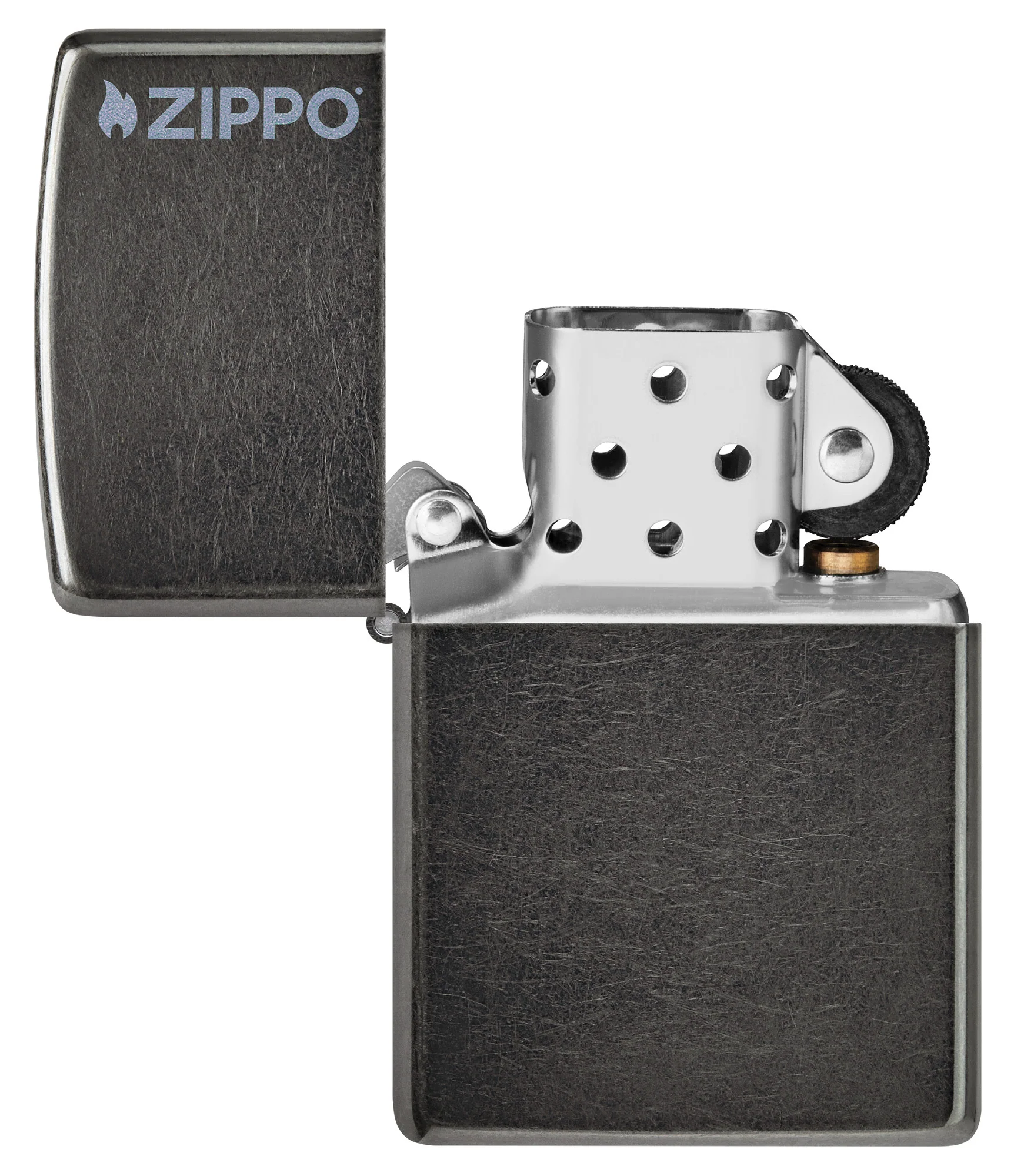 Classic Grey Zippo Logo - Image 5