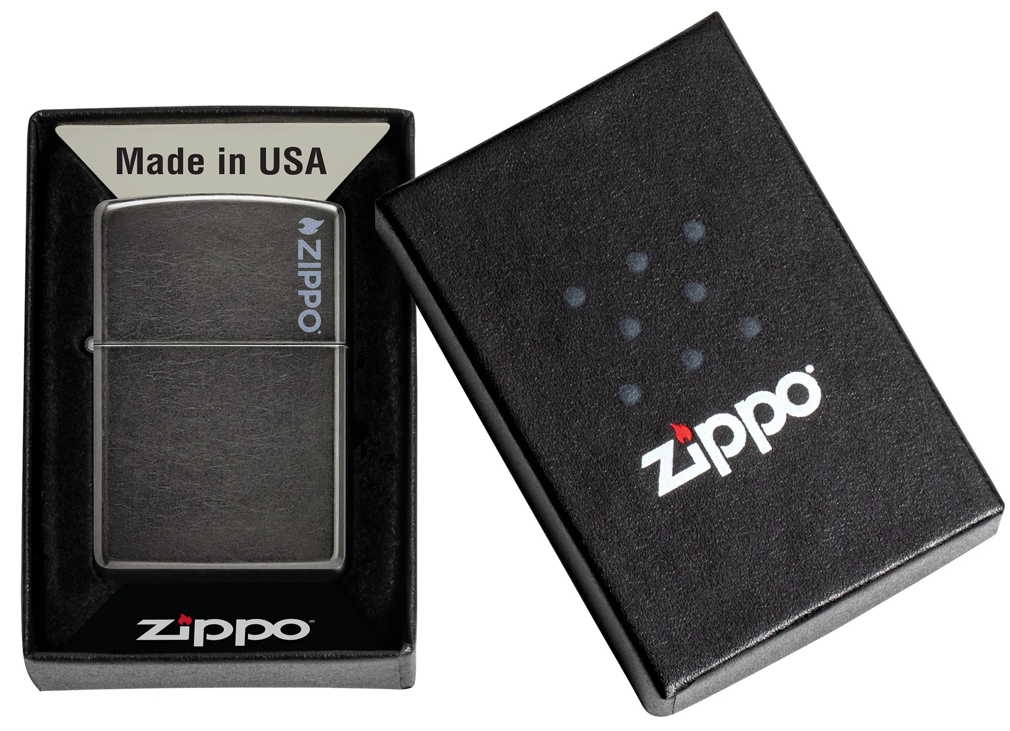 Classic Grey Zippo Logo - Image 7