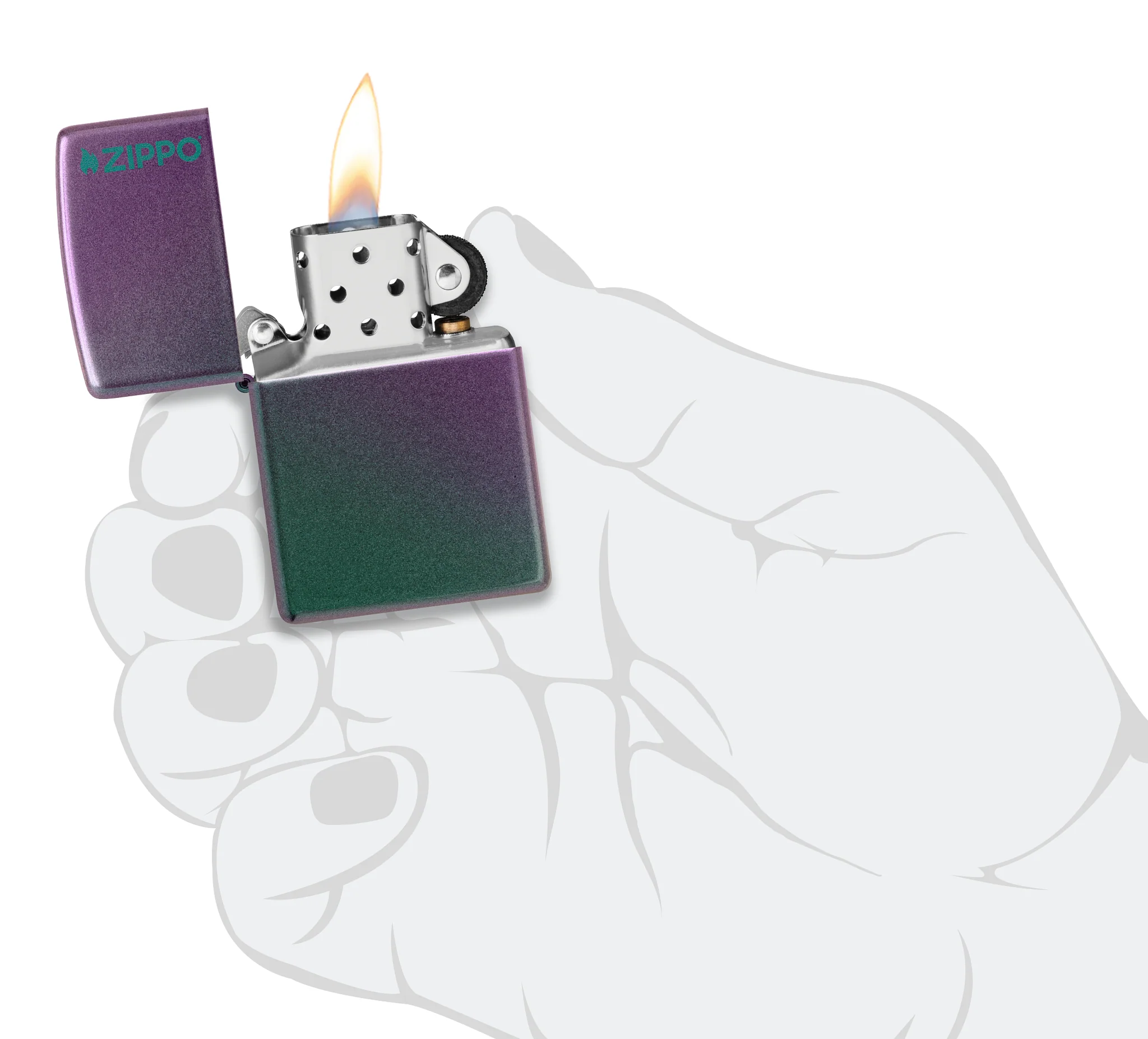 Classic Iridescent Zippo Logo - Image 6
