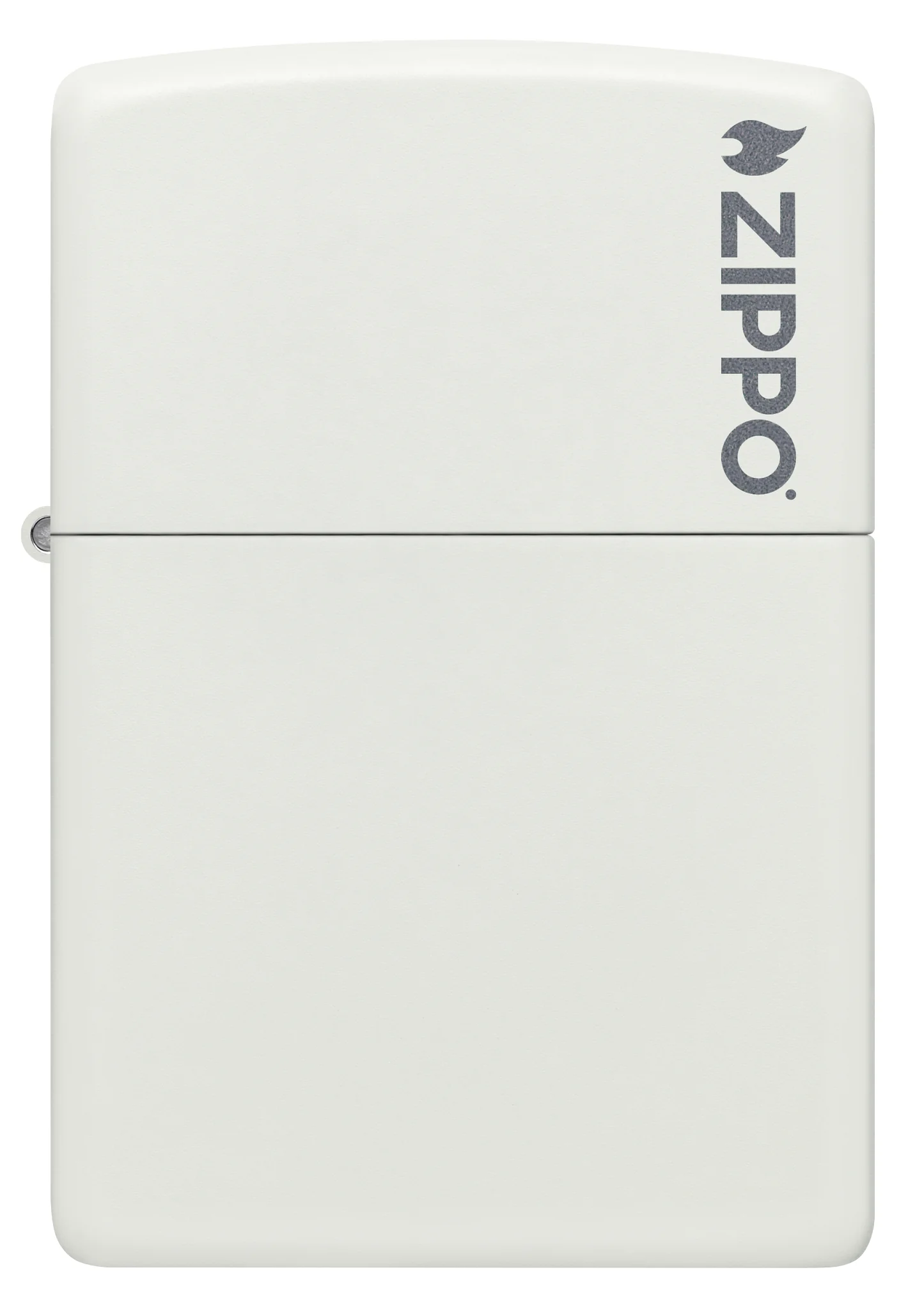 Classic White Matte Zippo Logo - Image 2