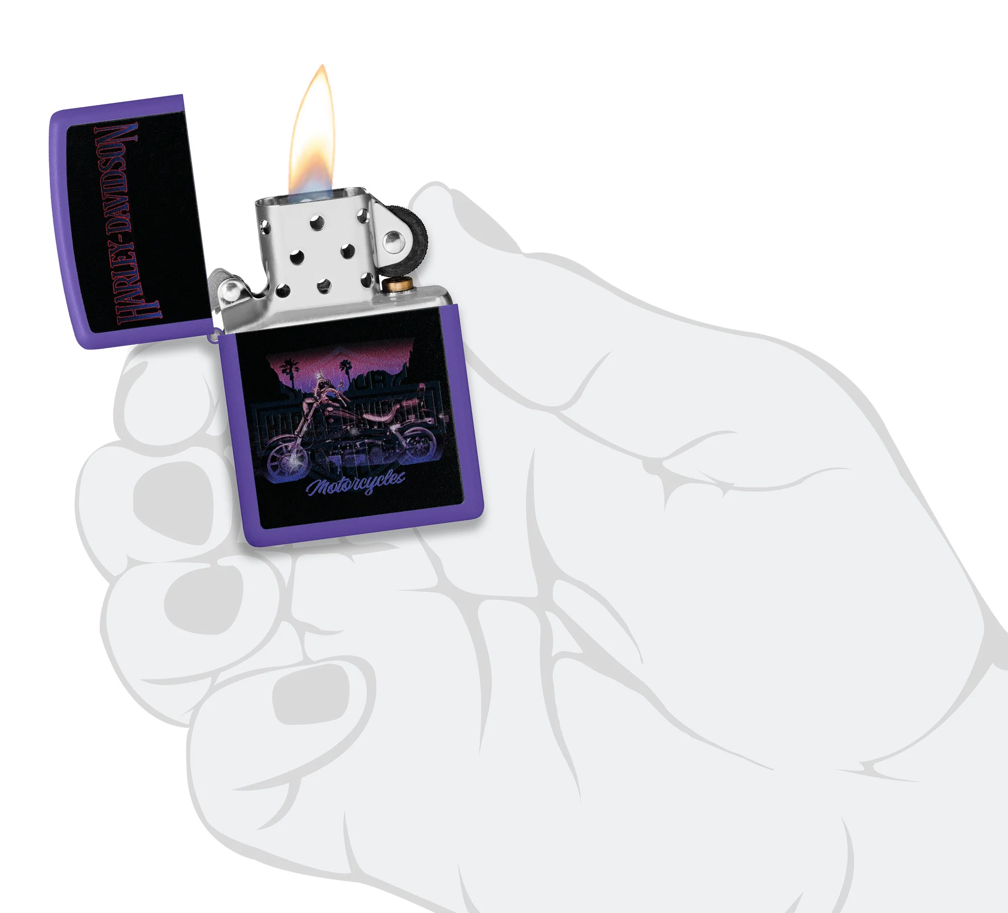 Harley-Davidson® Black Light Motorcycle Design - Image 6