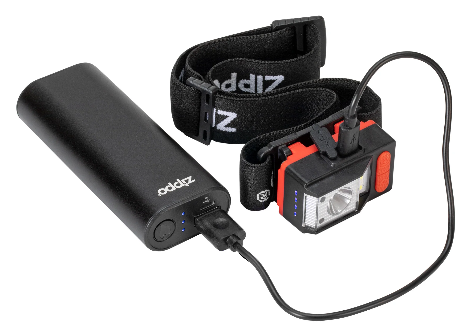 Black HeatBankĀ® 6 Rechargeable Hand Warmer and Headlamp Gift Set - Image 8