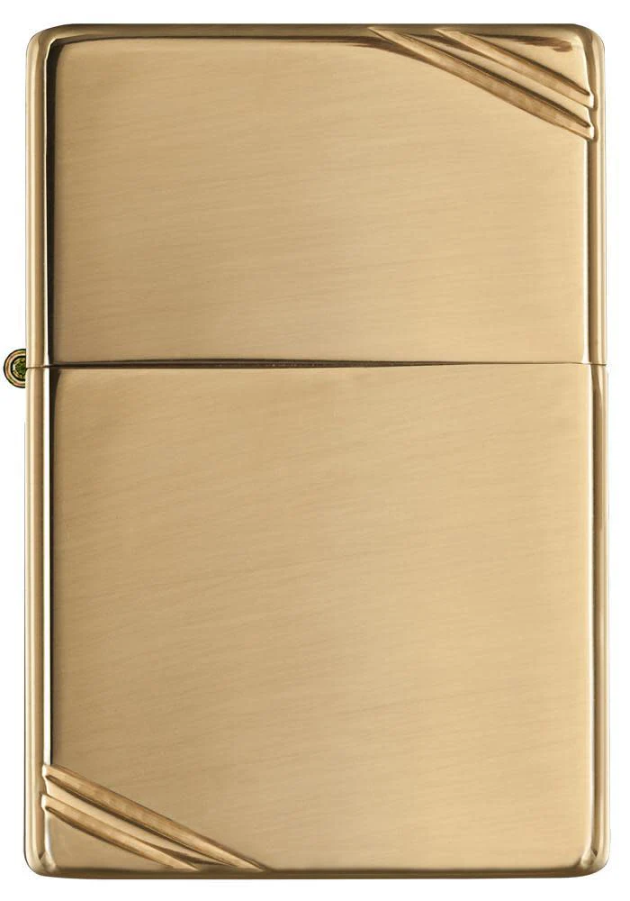 High Polish Brass Vintage with Slashes - Image 2