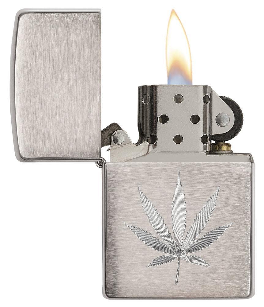 Chrome Marijuana Leaf Design - Image 3