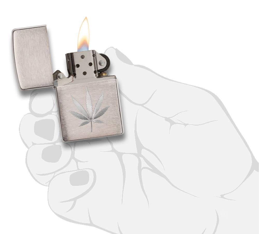 Chrome Marijuana Leaf Design - Image 4