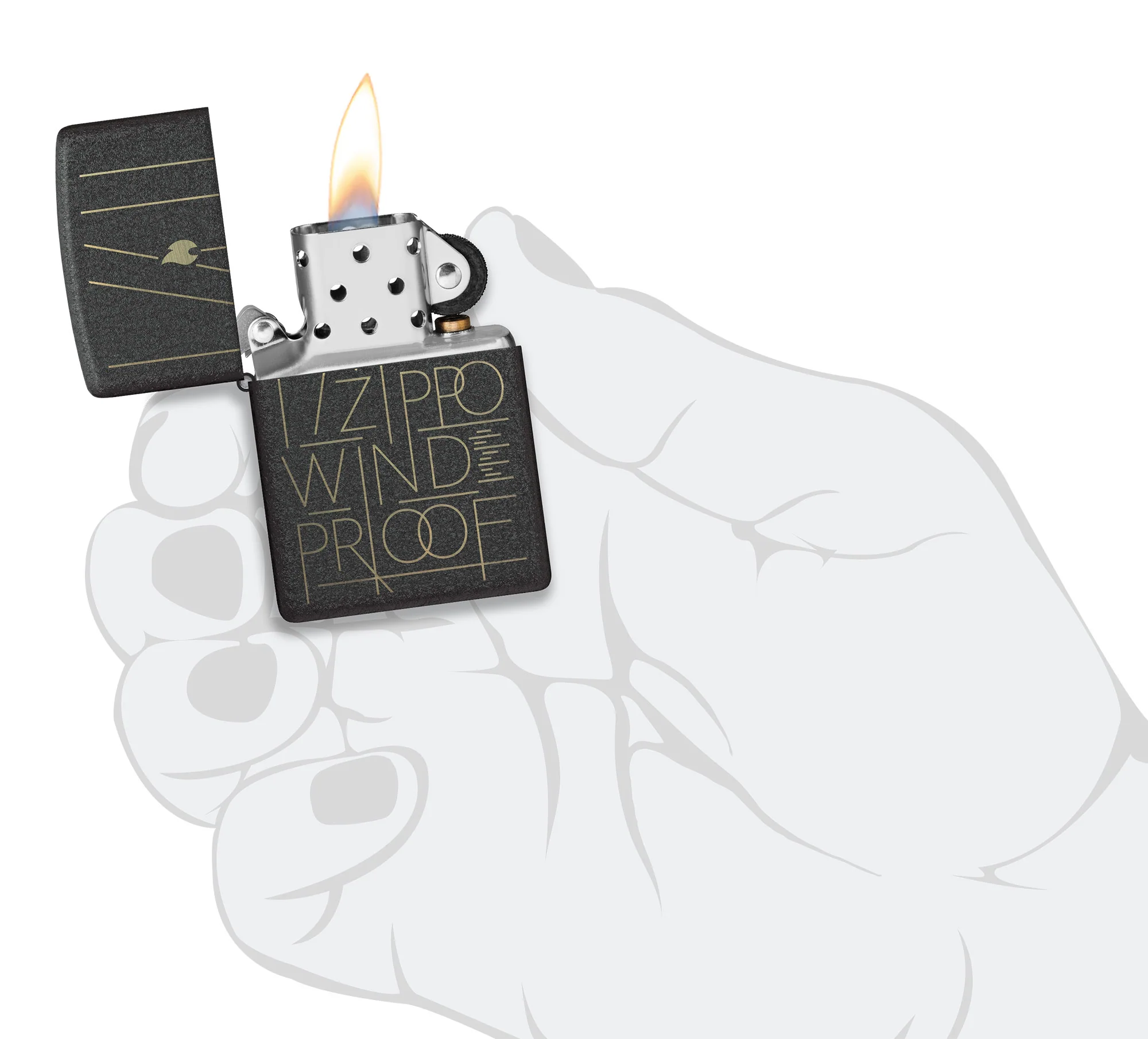 Line Art Zippo Design - Image 4