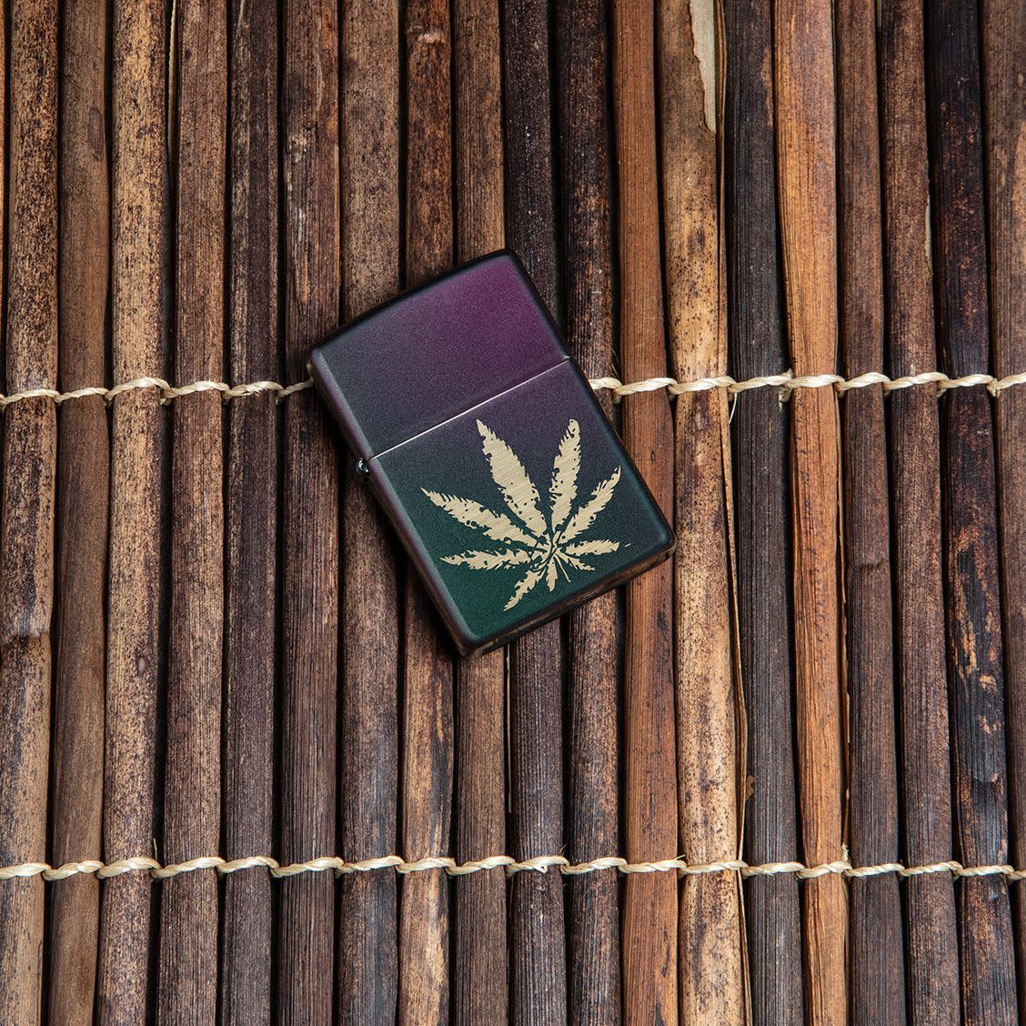 Iridescent Marijuana Leaf - Image 2