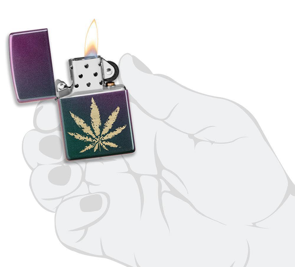 Iridescent Marijuana Leaf - Image 4
