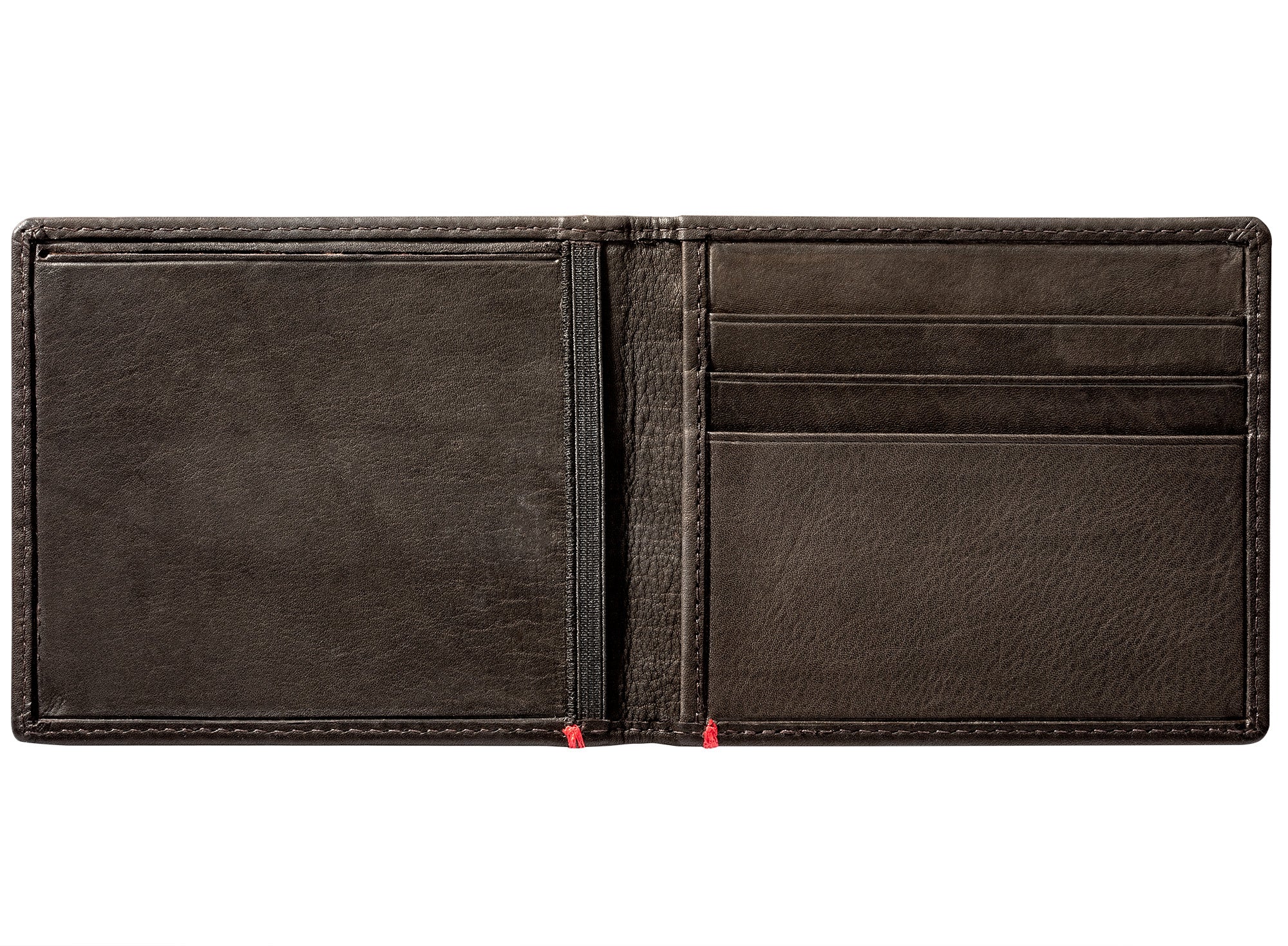 Mocha Leather Wallet- Cross Wings Metal Plate Design - Image 15