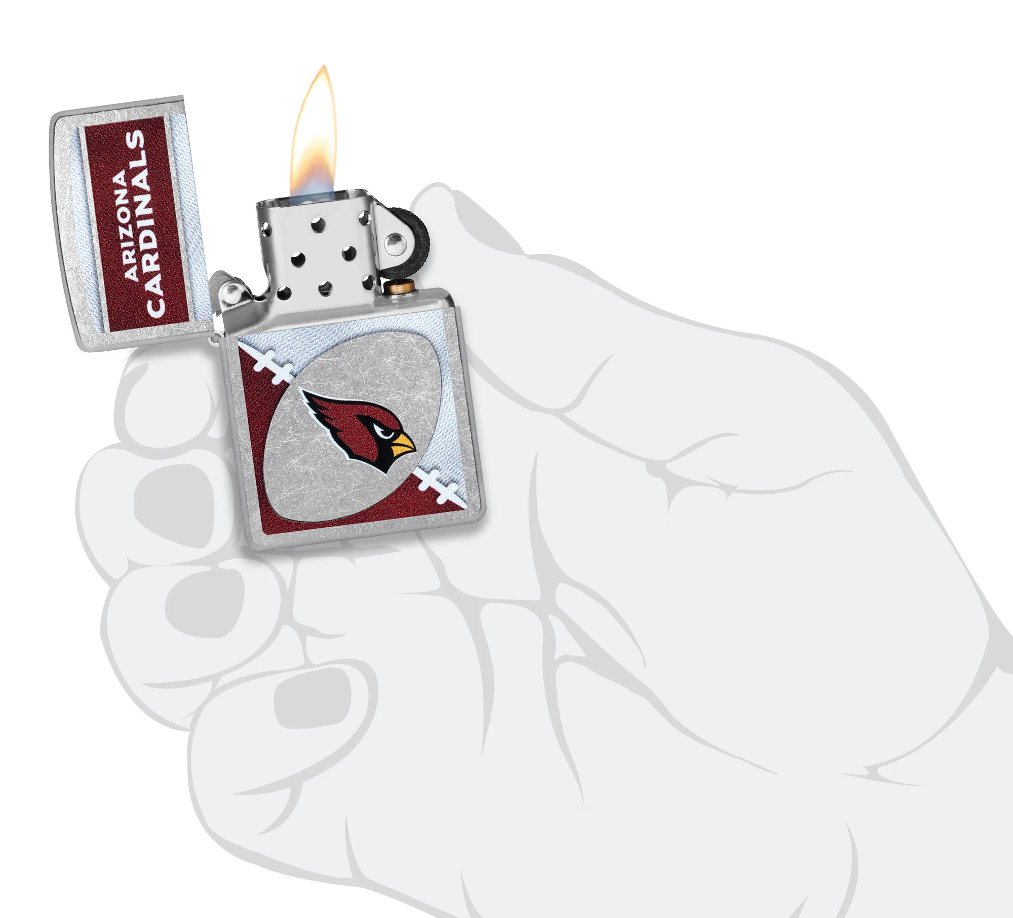 NFL Arizona Cardinals Chrome Logo Design - Image 6