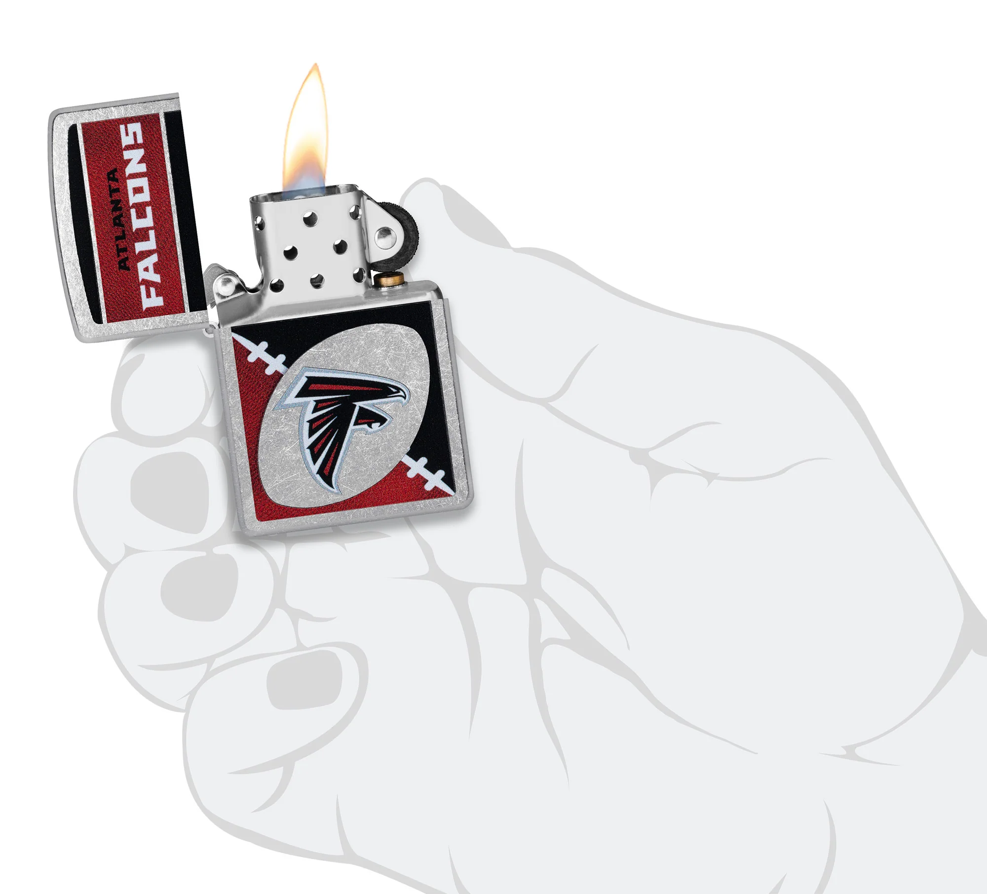 NFL Atlanta Falcons Chrome Logo Design - Image 6