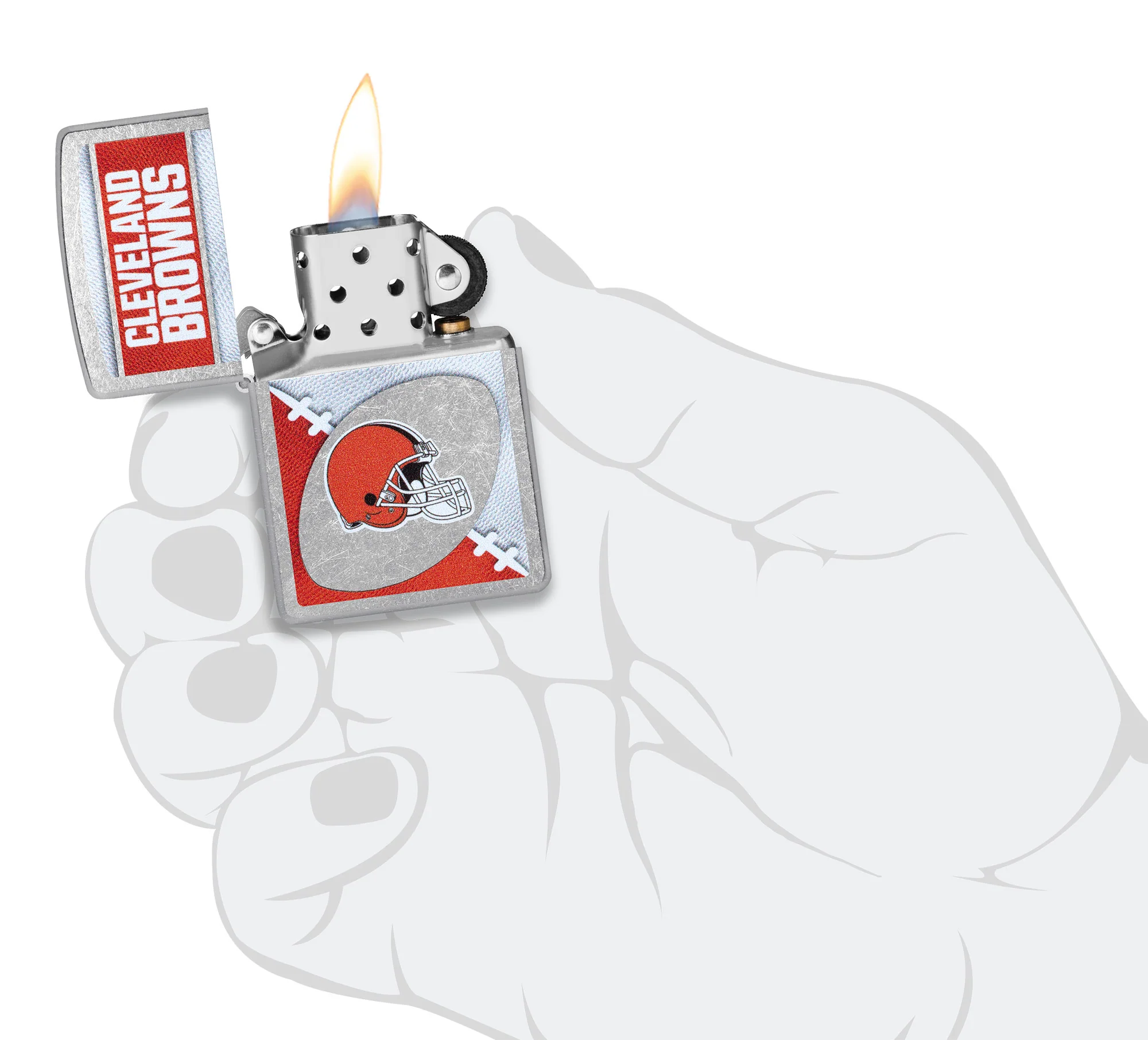 NFL Cleveland Browns Chrome Logo Design - Image 6