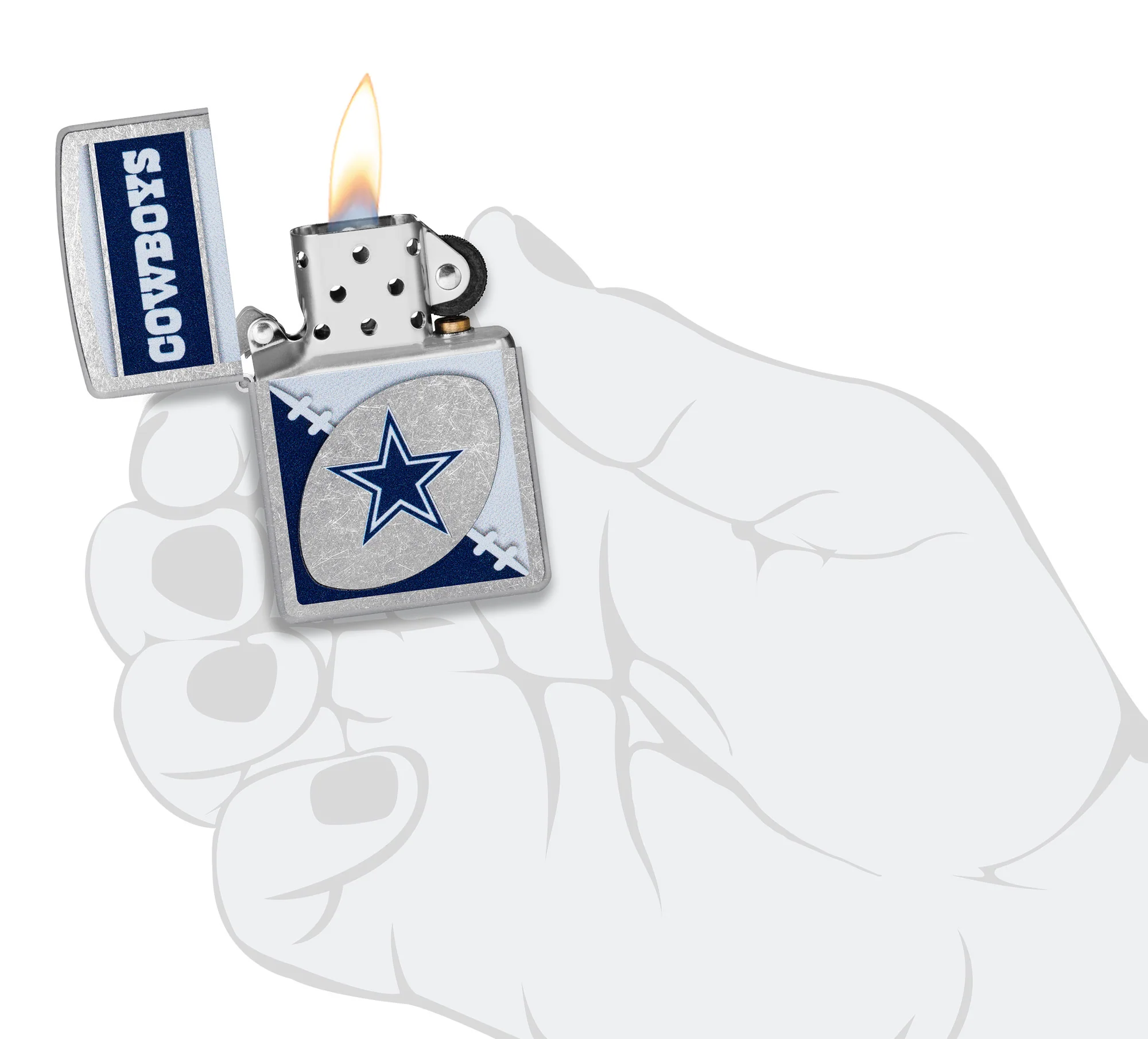 NFL Dallas Cowboys Chrome Logo Design - Image 6