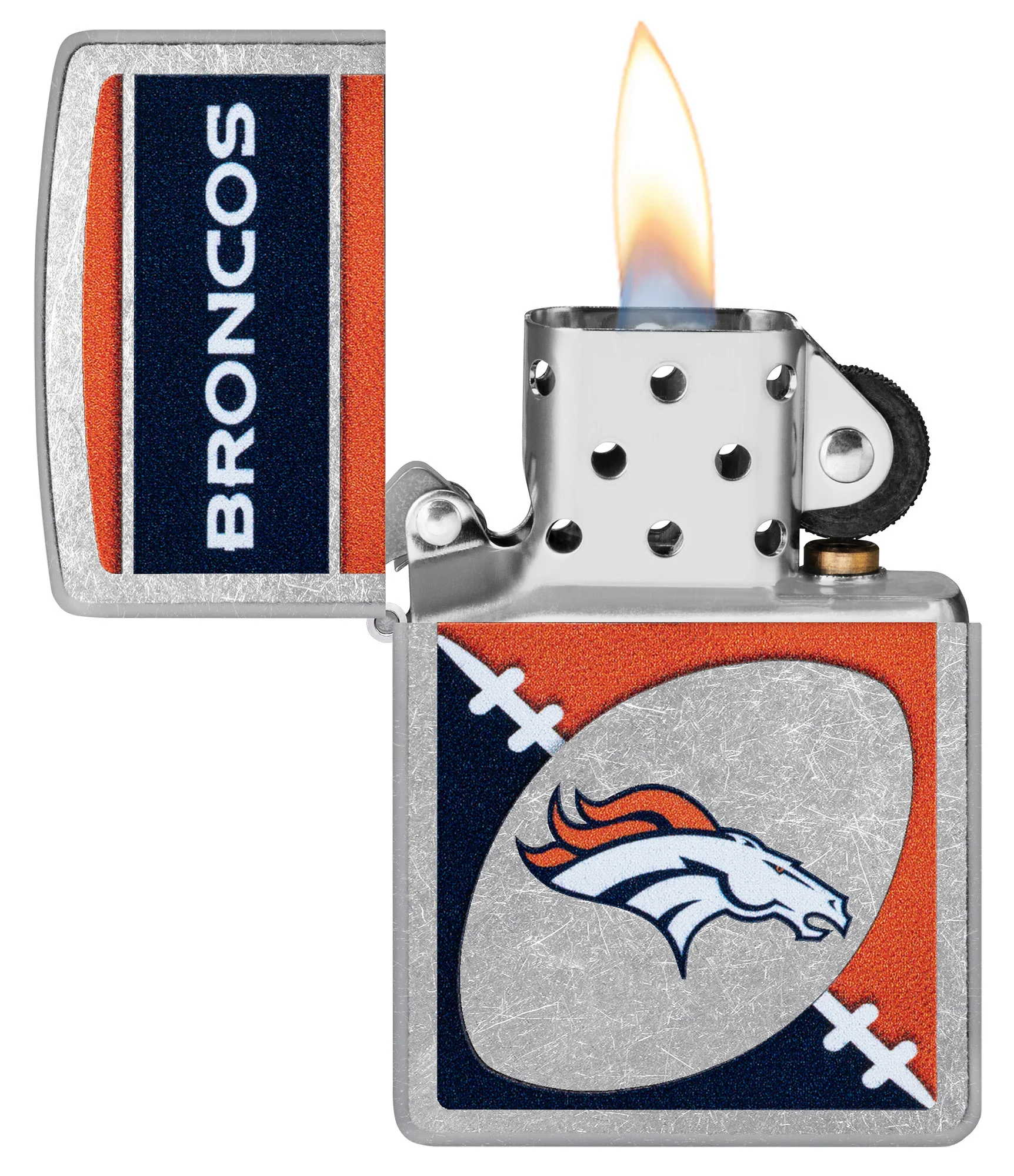 NFL Denver Broncos Chrome Logo Design - Image 4