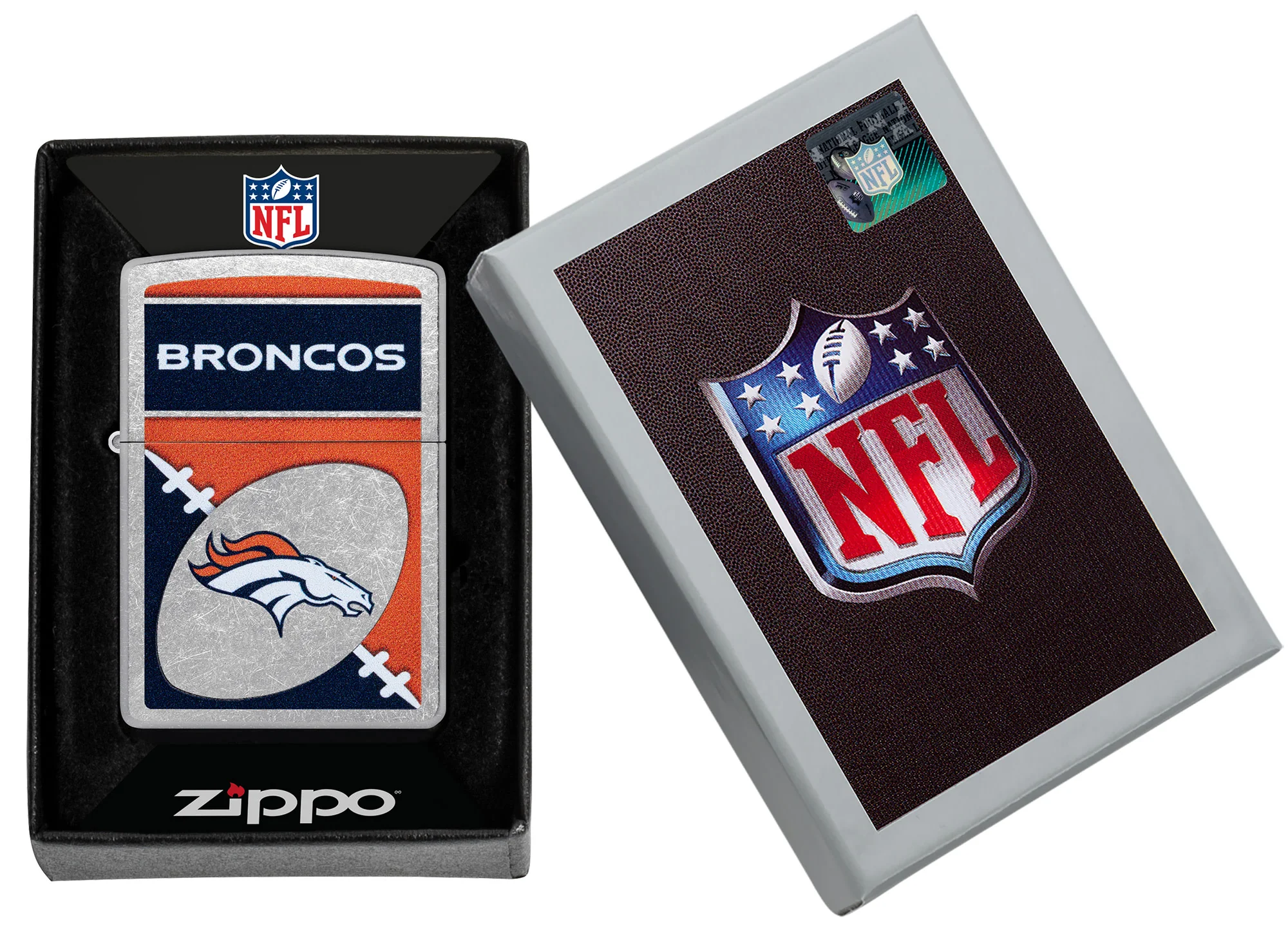 NFL Denver Broncos Chrome Logo Design - Image 7