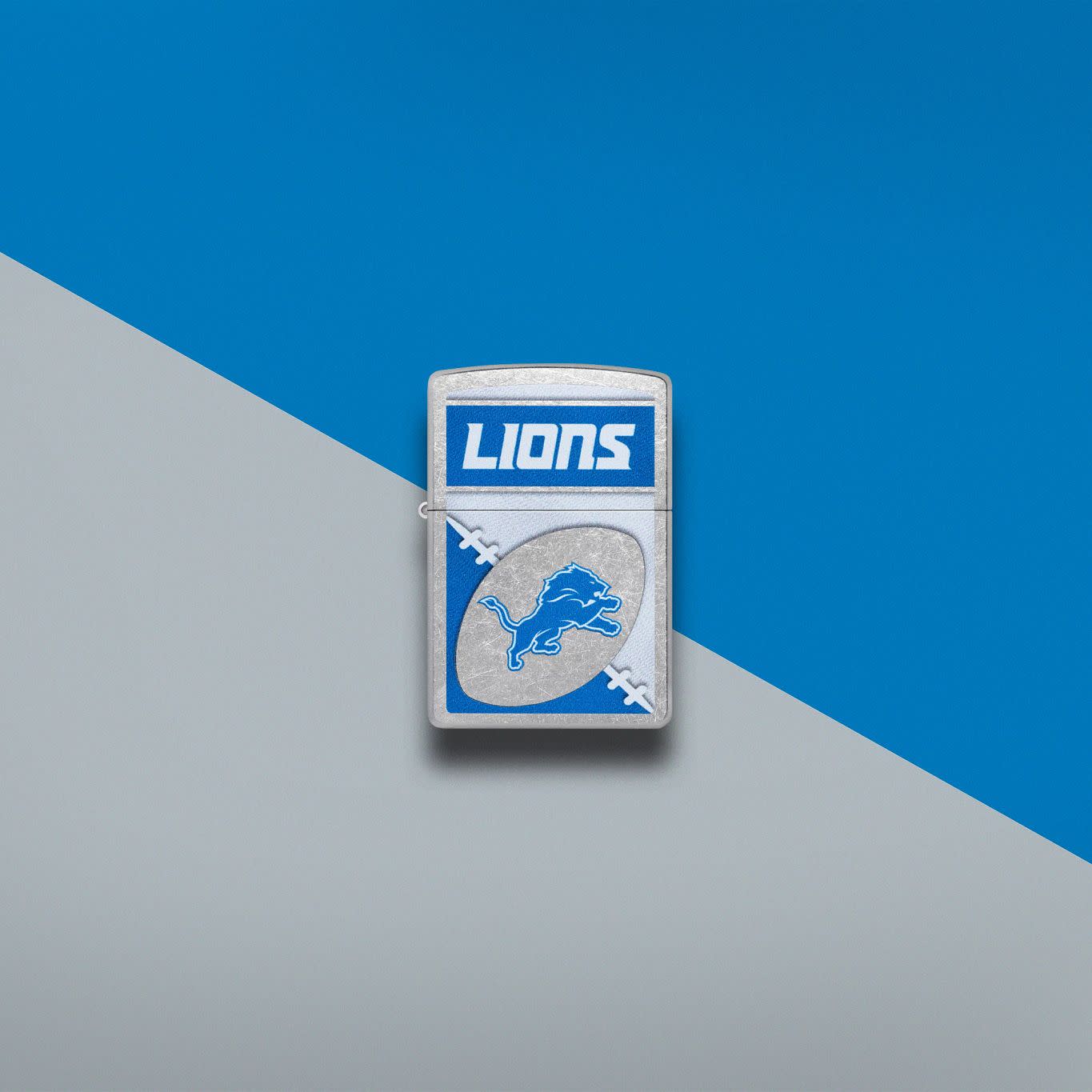 NFL Detroit Lions Chrome Logo Design - Image 2