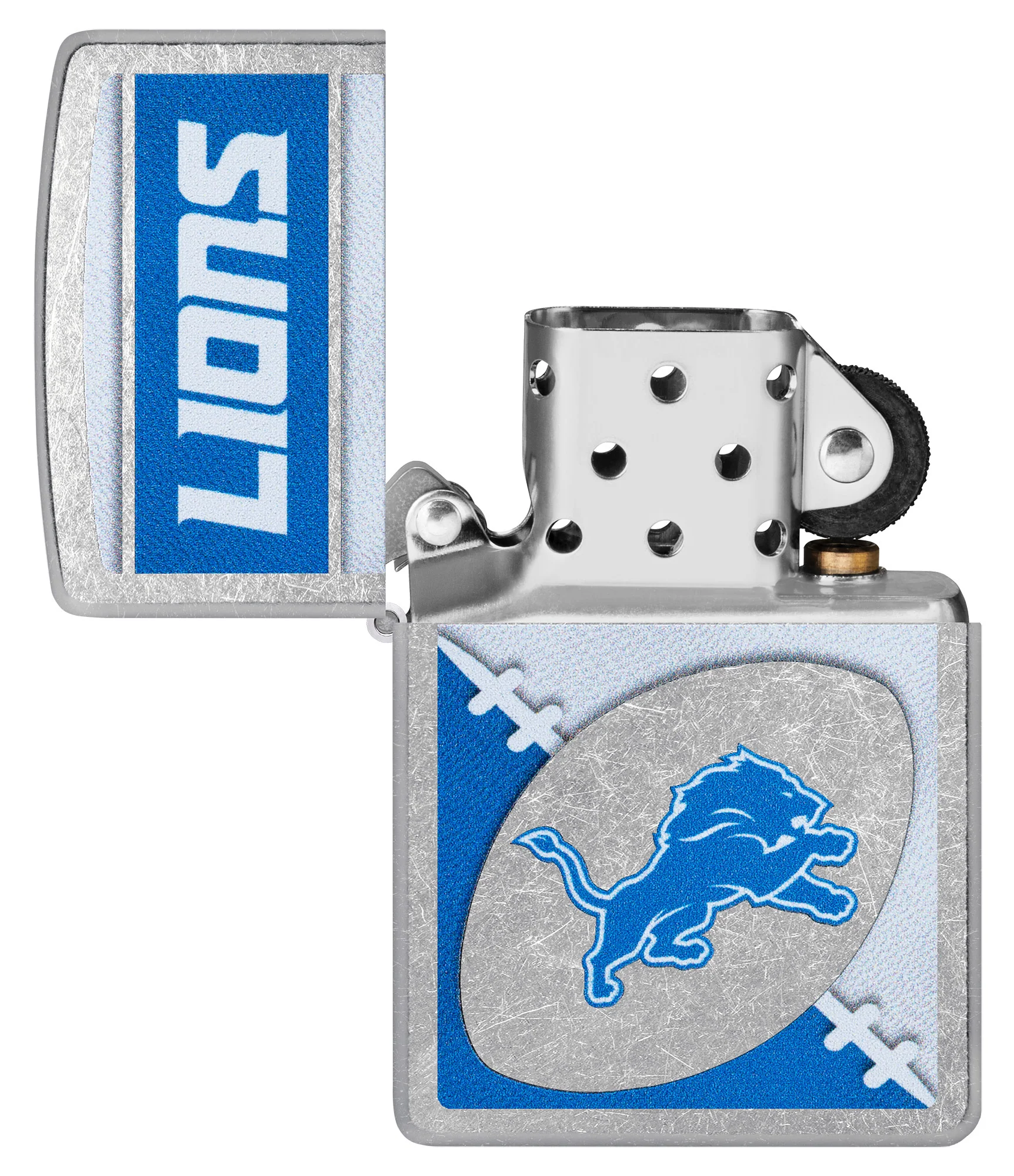 NFL Detroit Lions Chrome Logo Design - Image 5