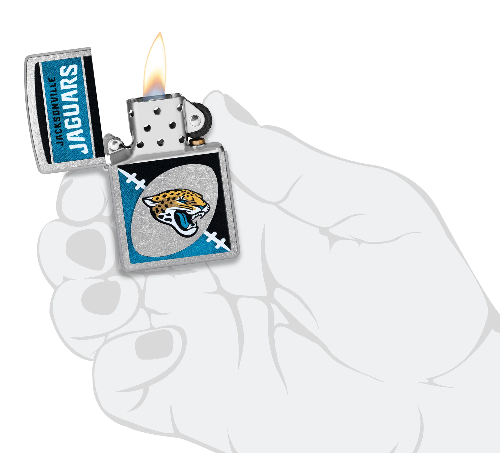 NFL Jacksonville Jaguars Chrome Logo Design - Image 6