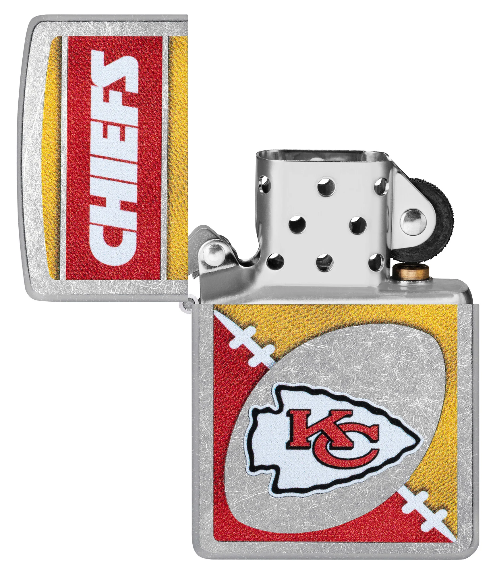 NFL Kansas City Chiefs Chrome Logo Design - Image 5