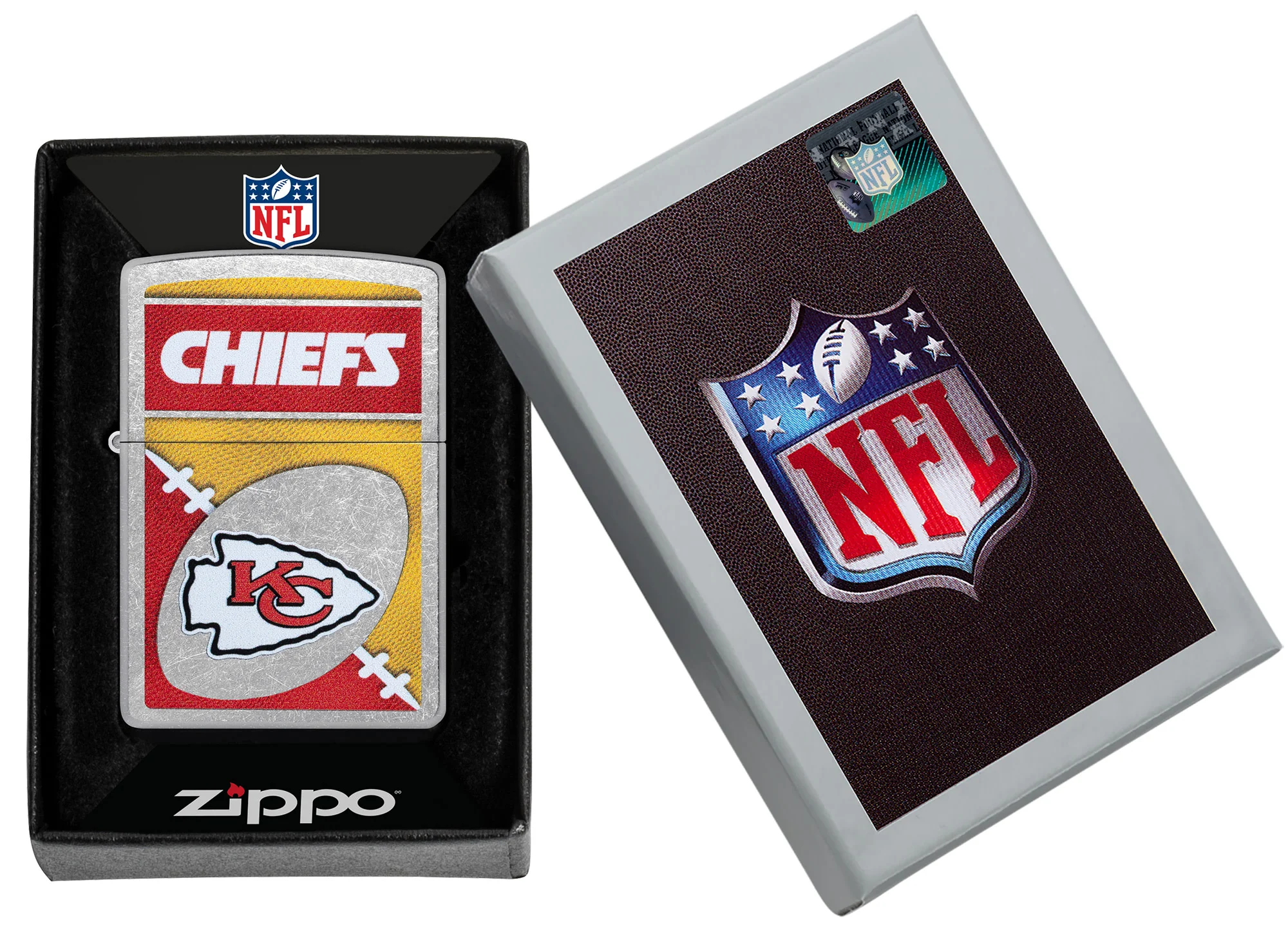 NFL Kansas City Chiefs Chrome Logo Design - Image 7
