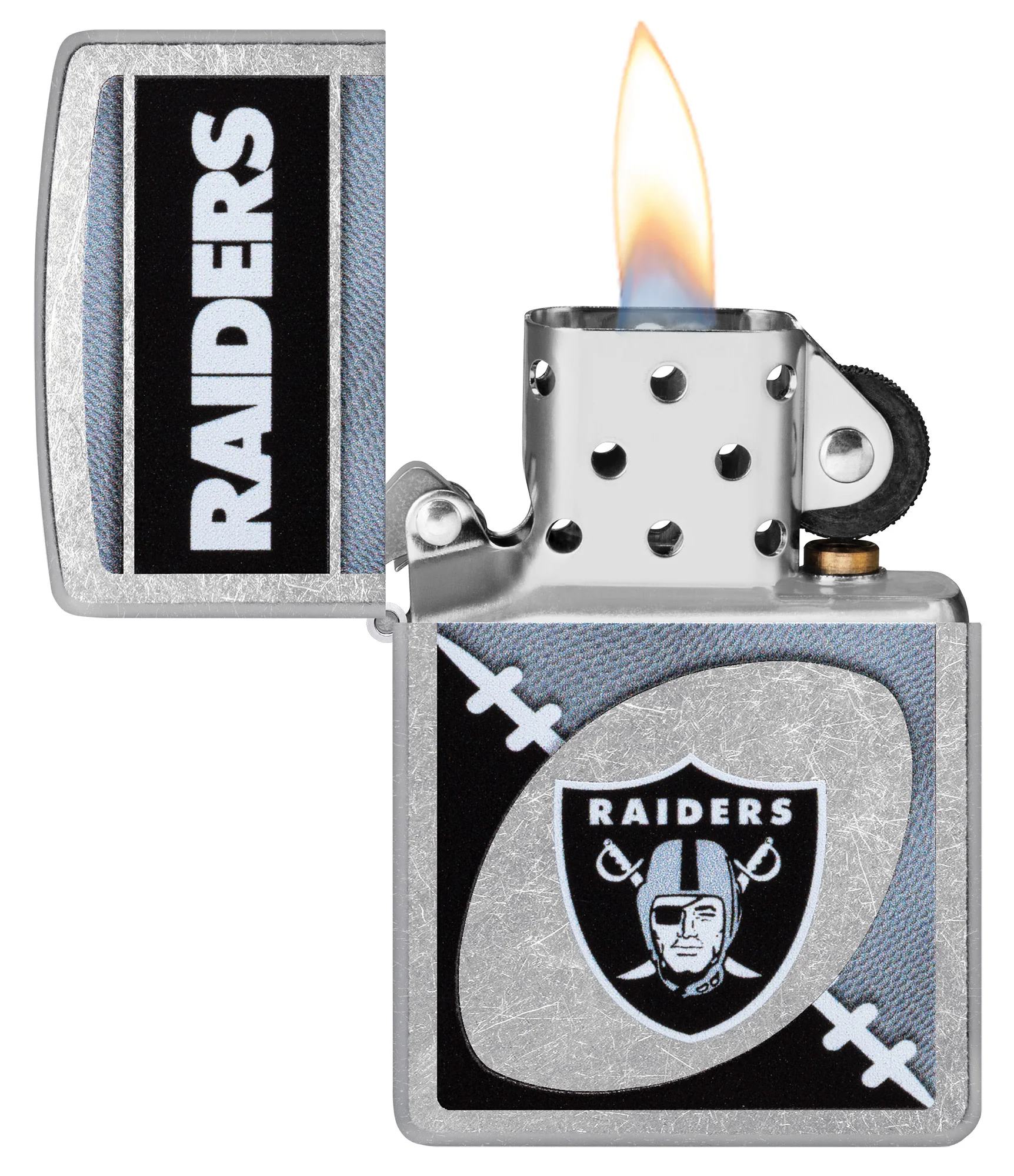 NFL Las Vegas Raiders Chrome Logo Design - Image 4