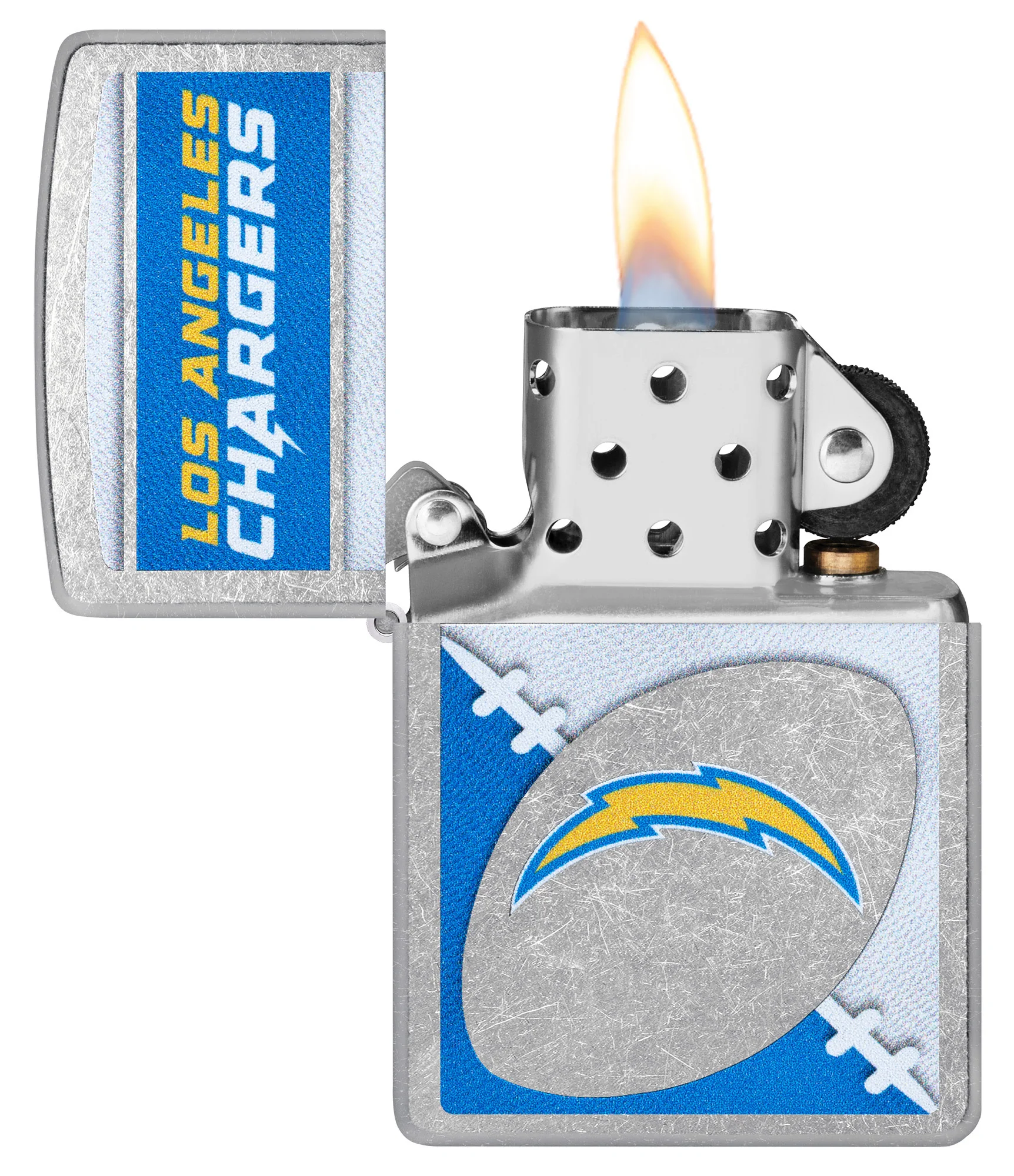 NFL Los Angeles Chargers Chrome Logo Design - Image 4