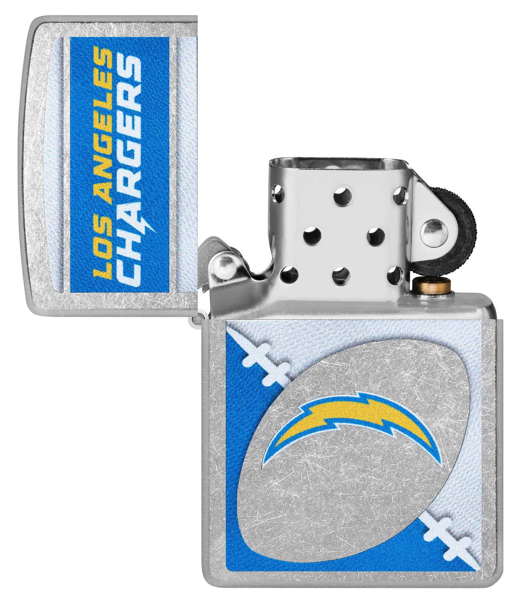 NFL Los Angeles Chargers Chrome Logo Design - Image 5