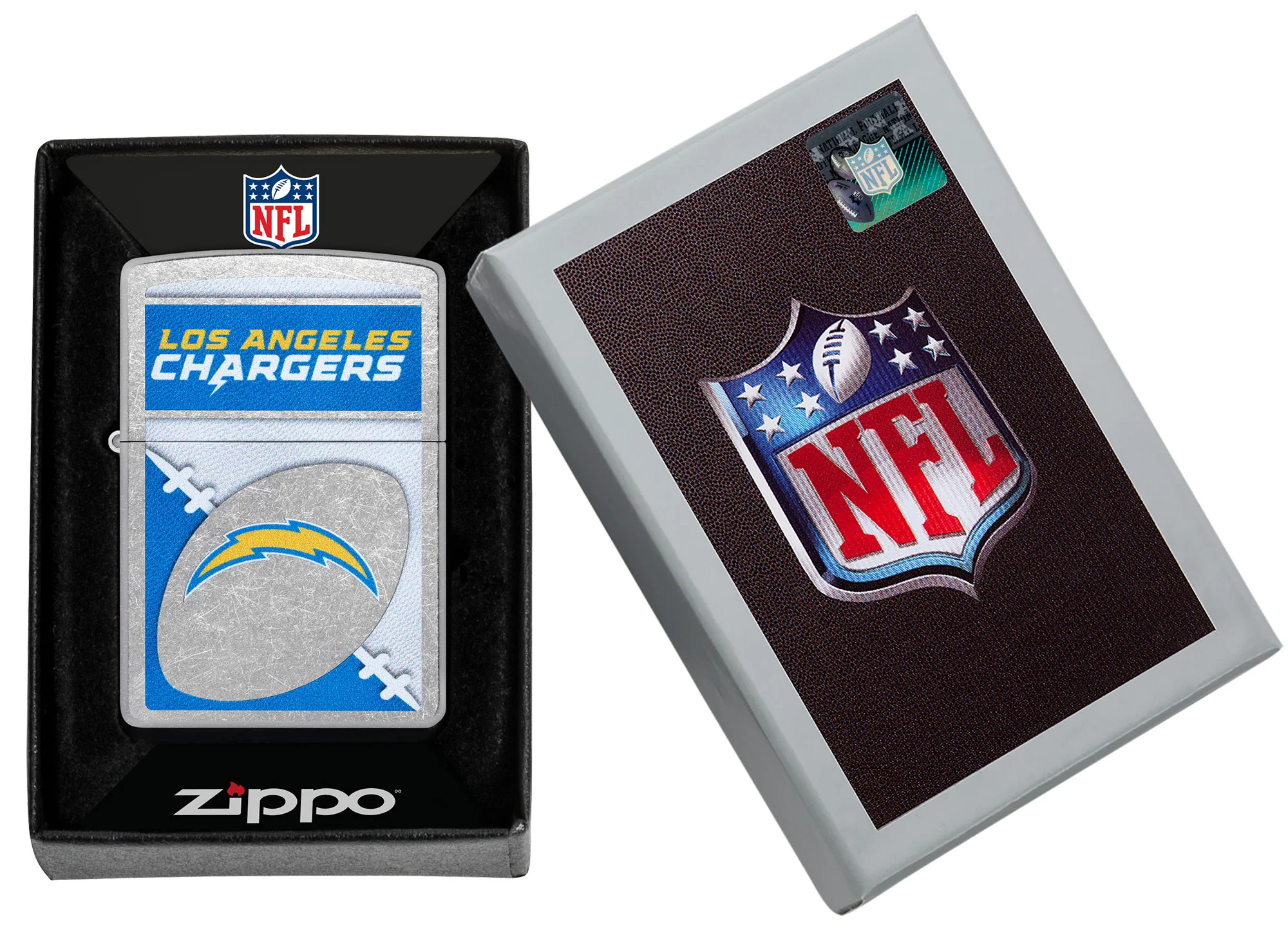 NFL Los Angeles Chargers Chrome Logo Design - Image 7
