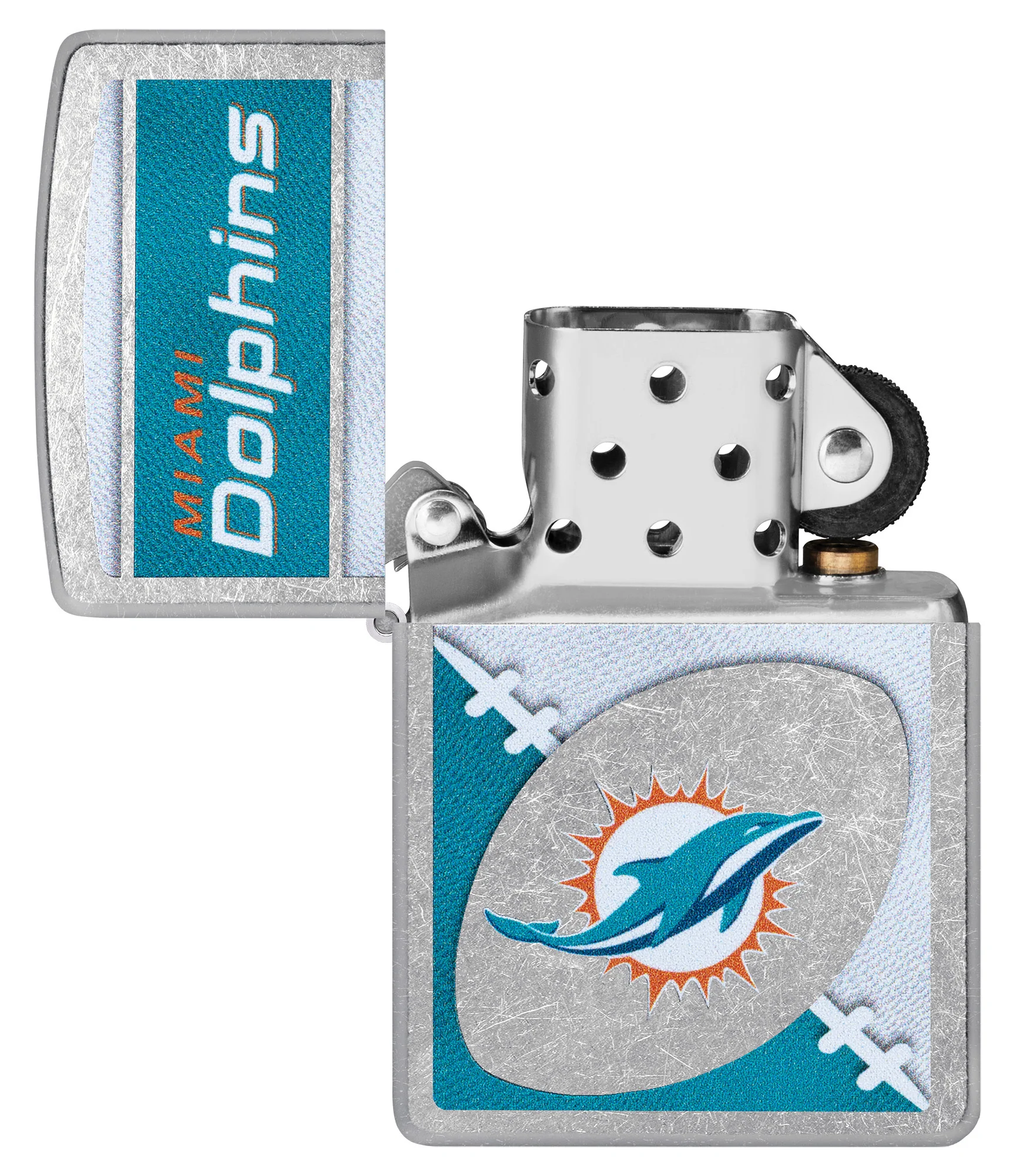 NFL Miami Dolphins Chrome Logo Design - Image 5