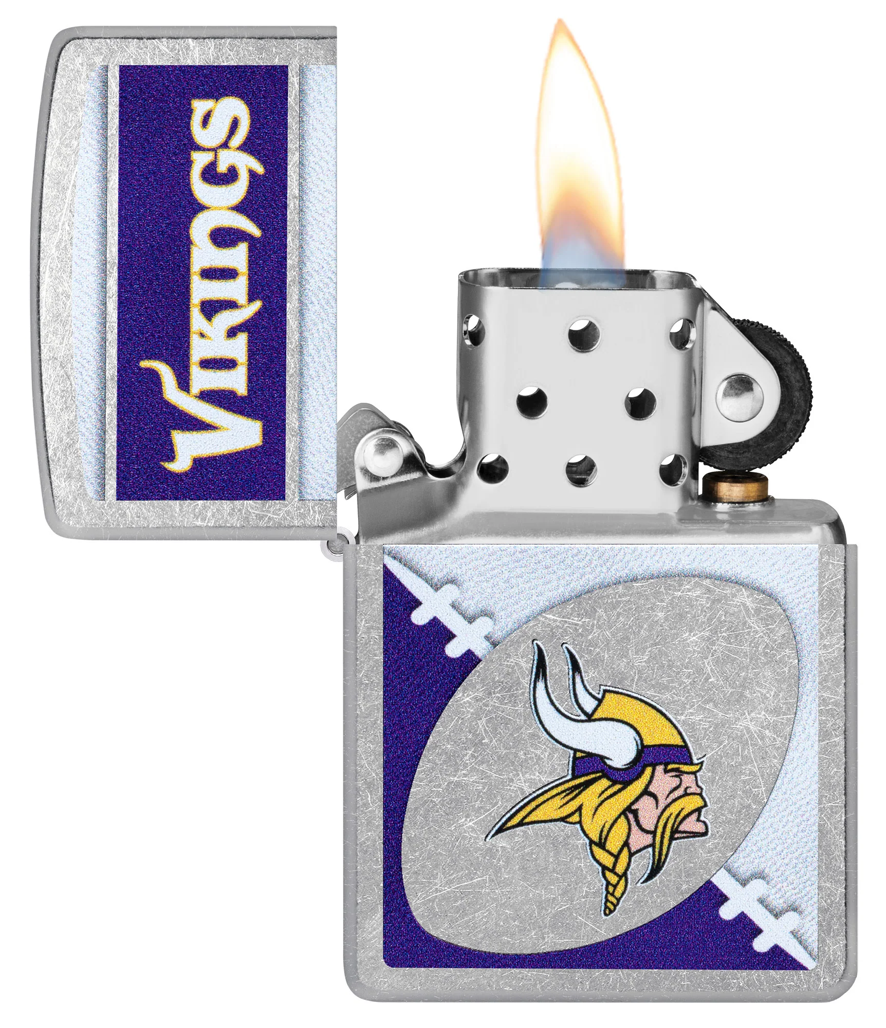 NFL Minnesota Vikings Chrome Logo Design - Image 4