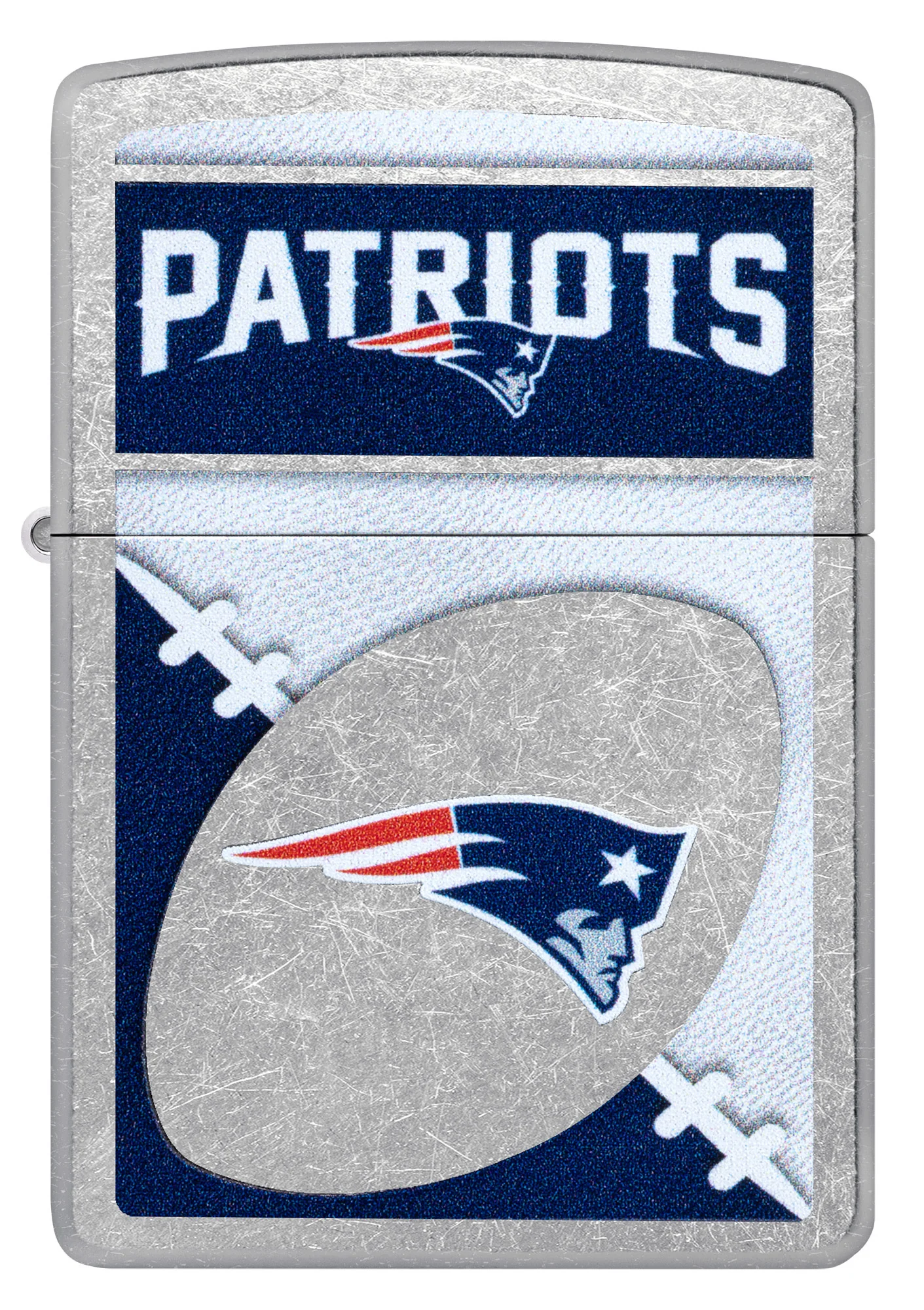 NFL New England Patriots Chrome Logo Design - Image 3