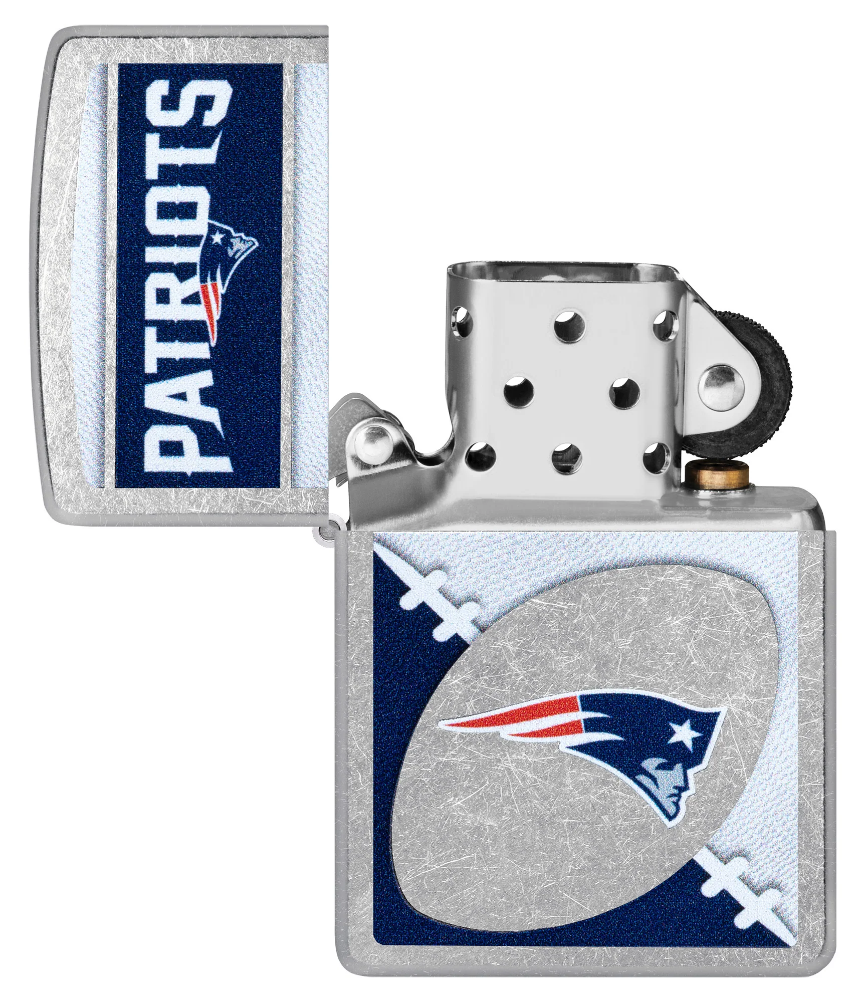 NFL New England Patriots Chrome Logo Design - Image 5