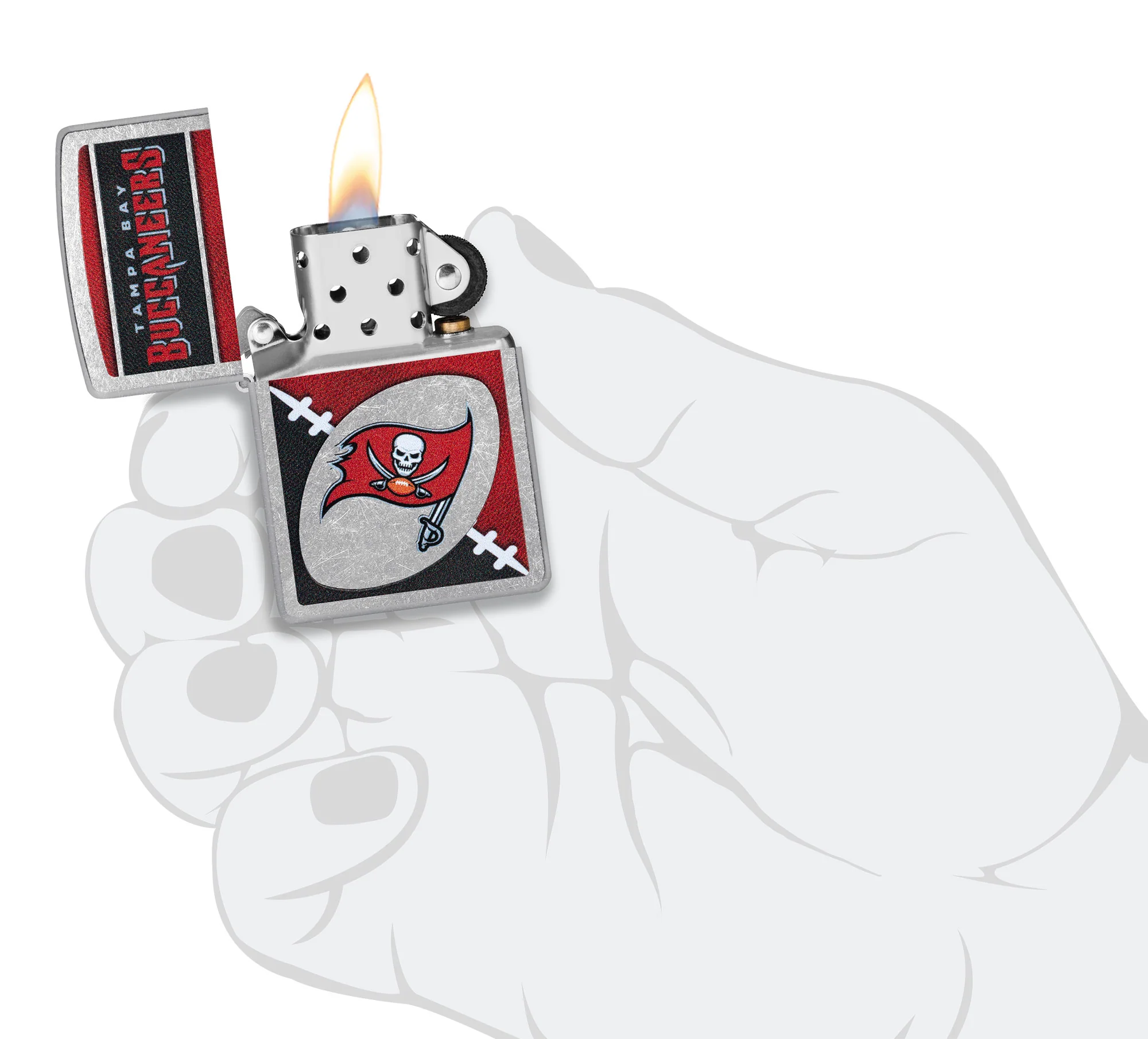 NFL Tampa Bay Buccaneers Chrome Logo Design - Image 6