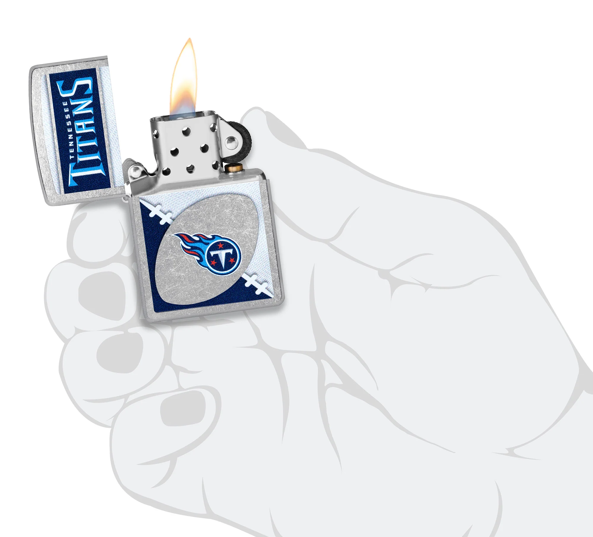 NFL Tennessee Titans Chrome Logo Design - Image 6