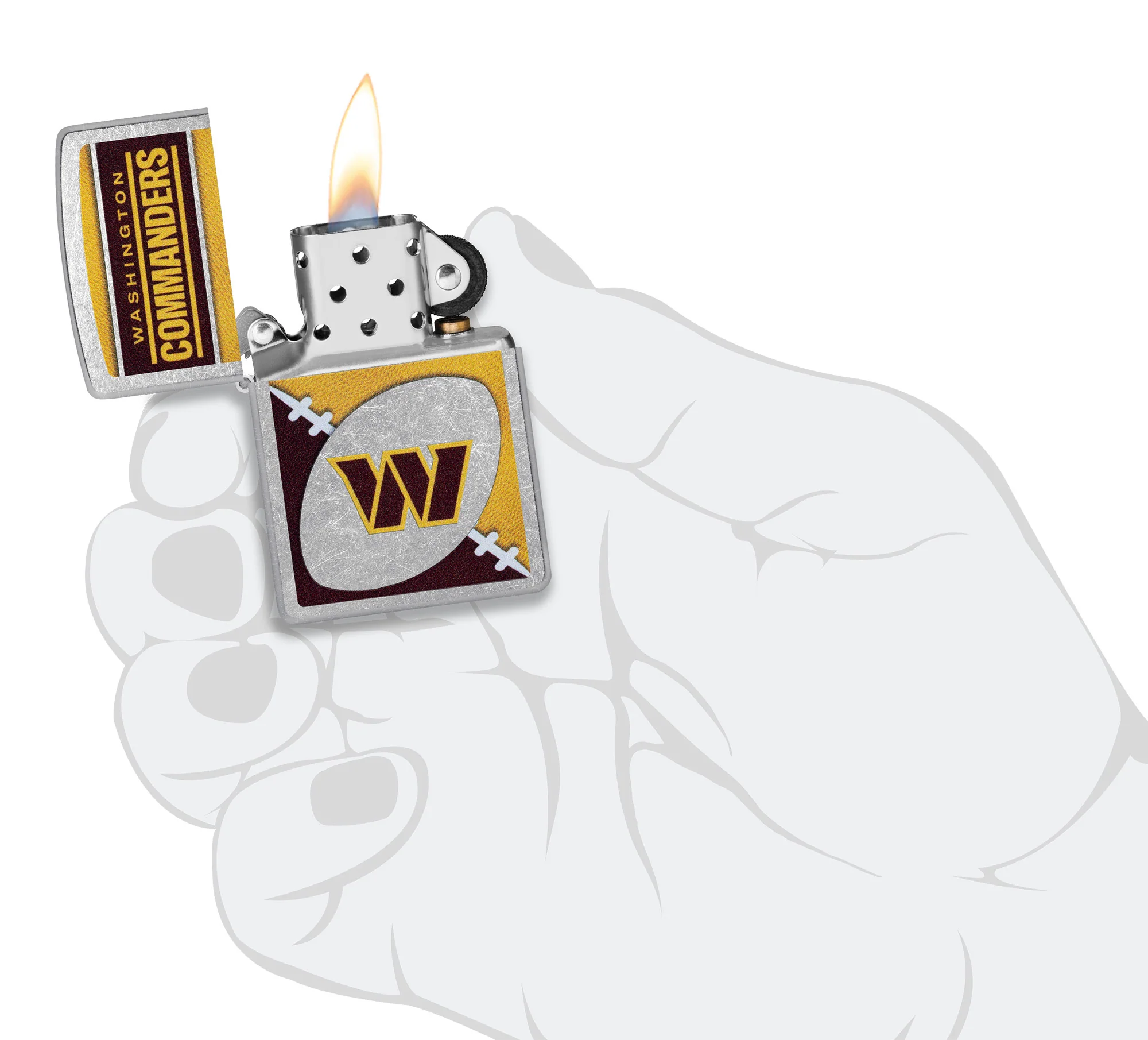 NFL Washington Commanders Chrome Logo Design - Image 6