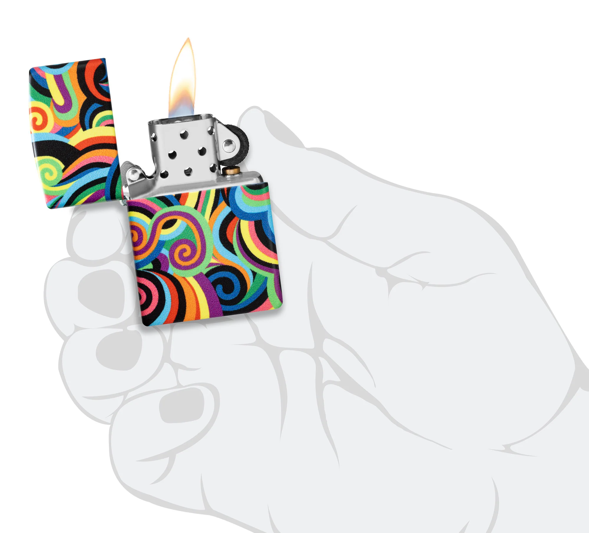 Rietveld Glowing Swirls Design - Image 6