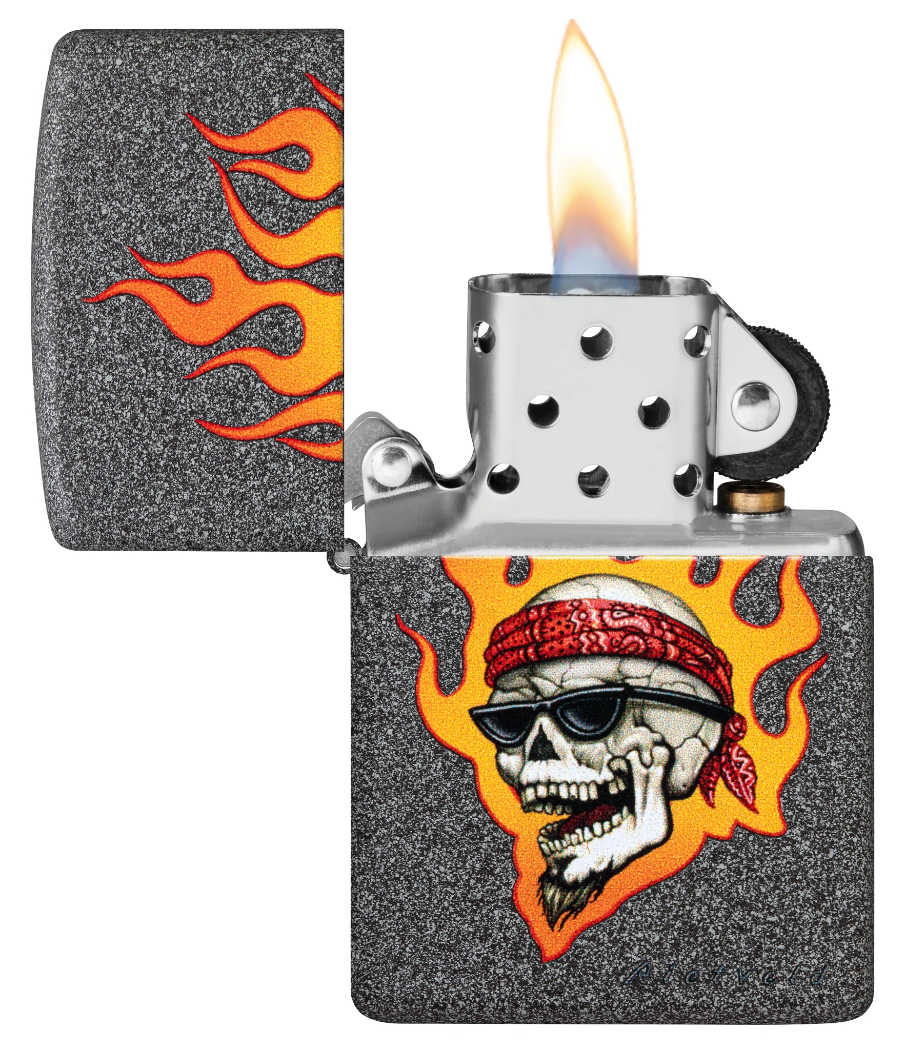 RietveldĀ® Flaming Skull Design - Image 4