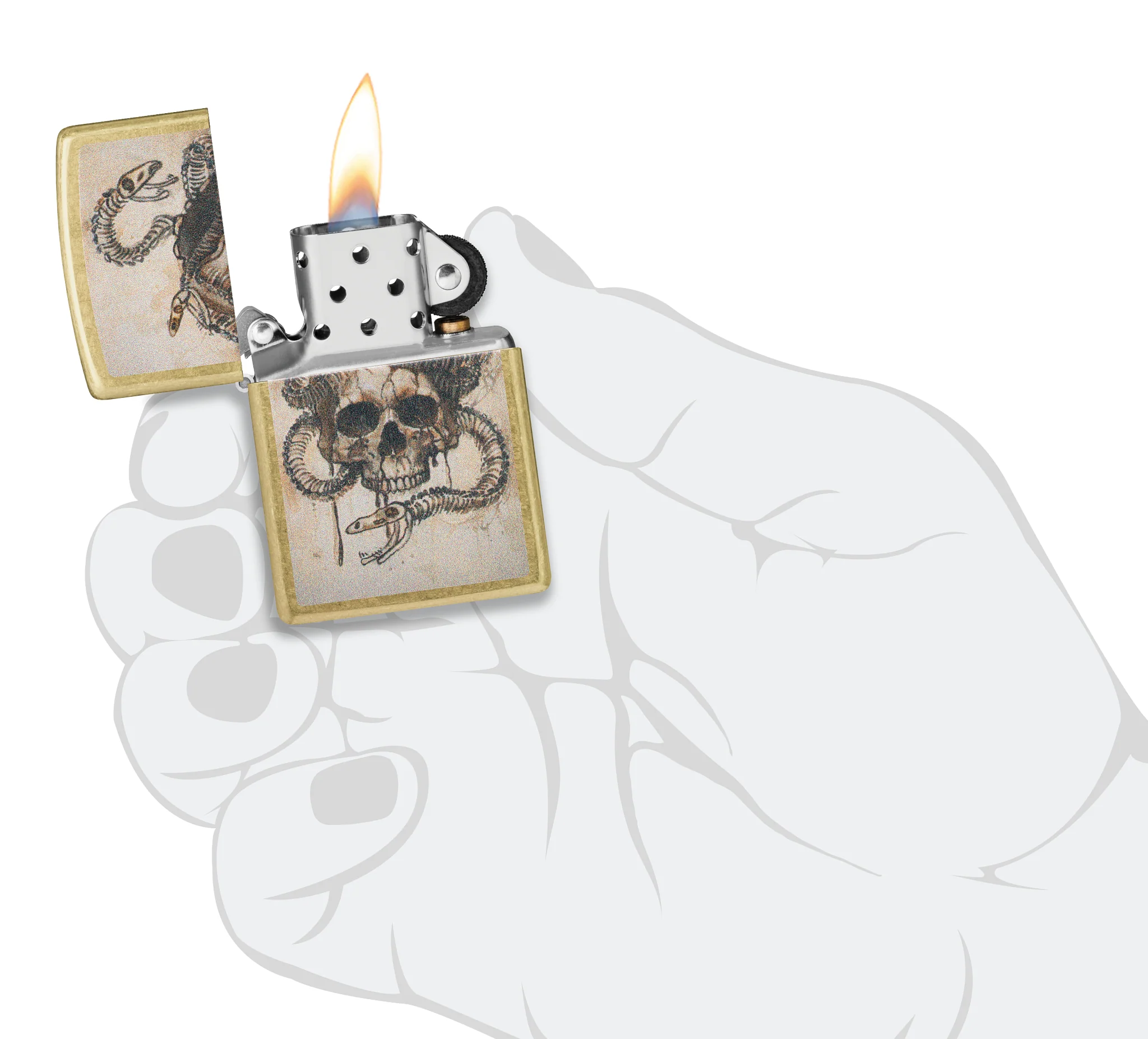 Skull and Snake Bones Design - Image 6
