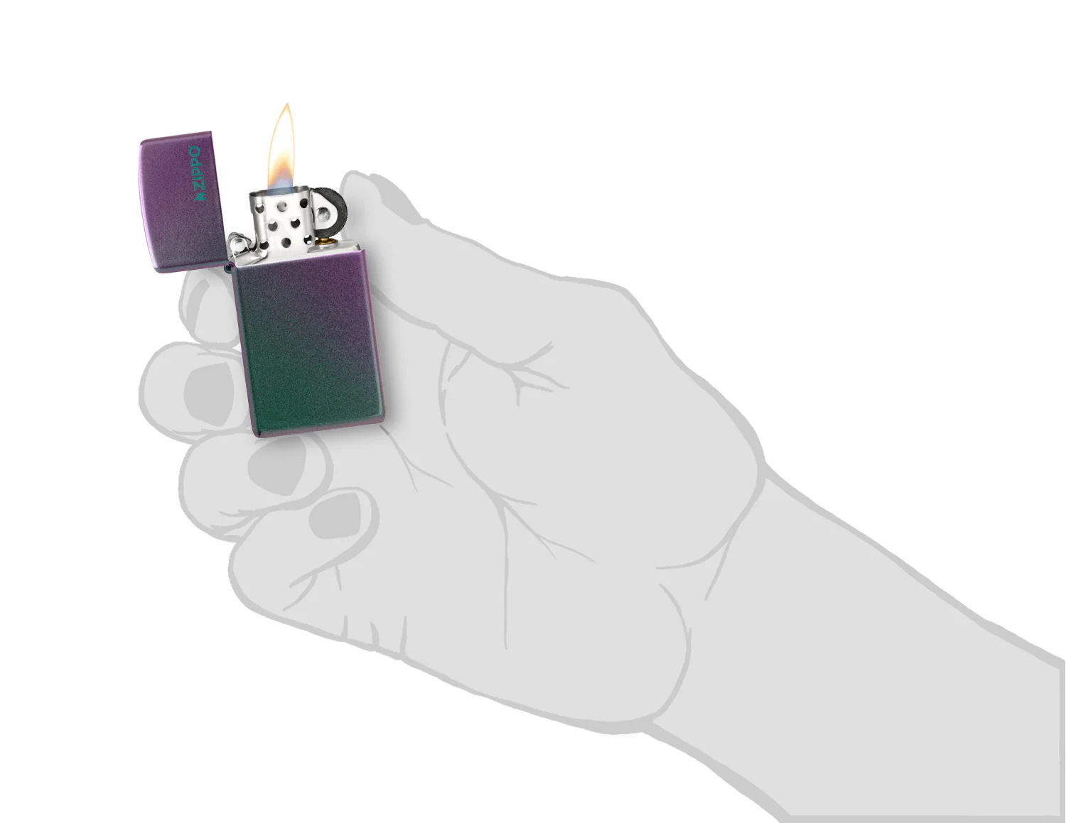 Slim® Iridescent Zippo Logo - Image 6